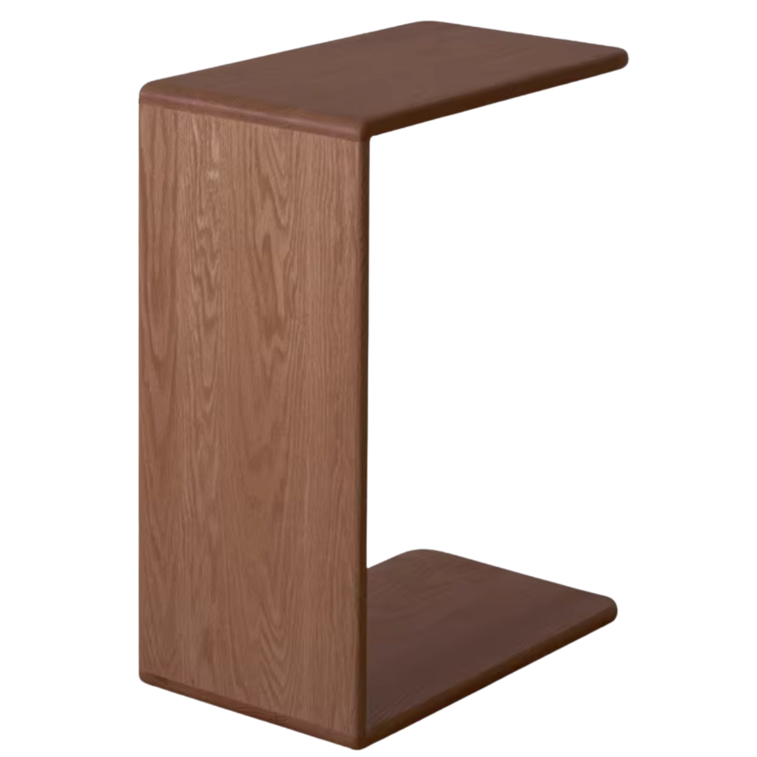 Oak, Ash Solid Wood Multifunctional C-shaped Side Table