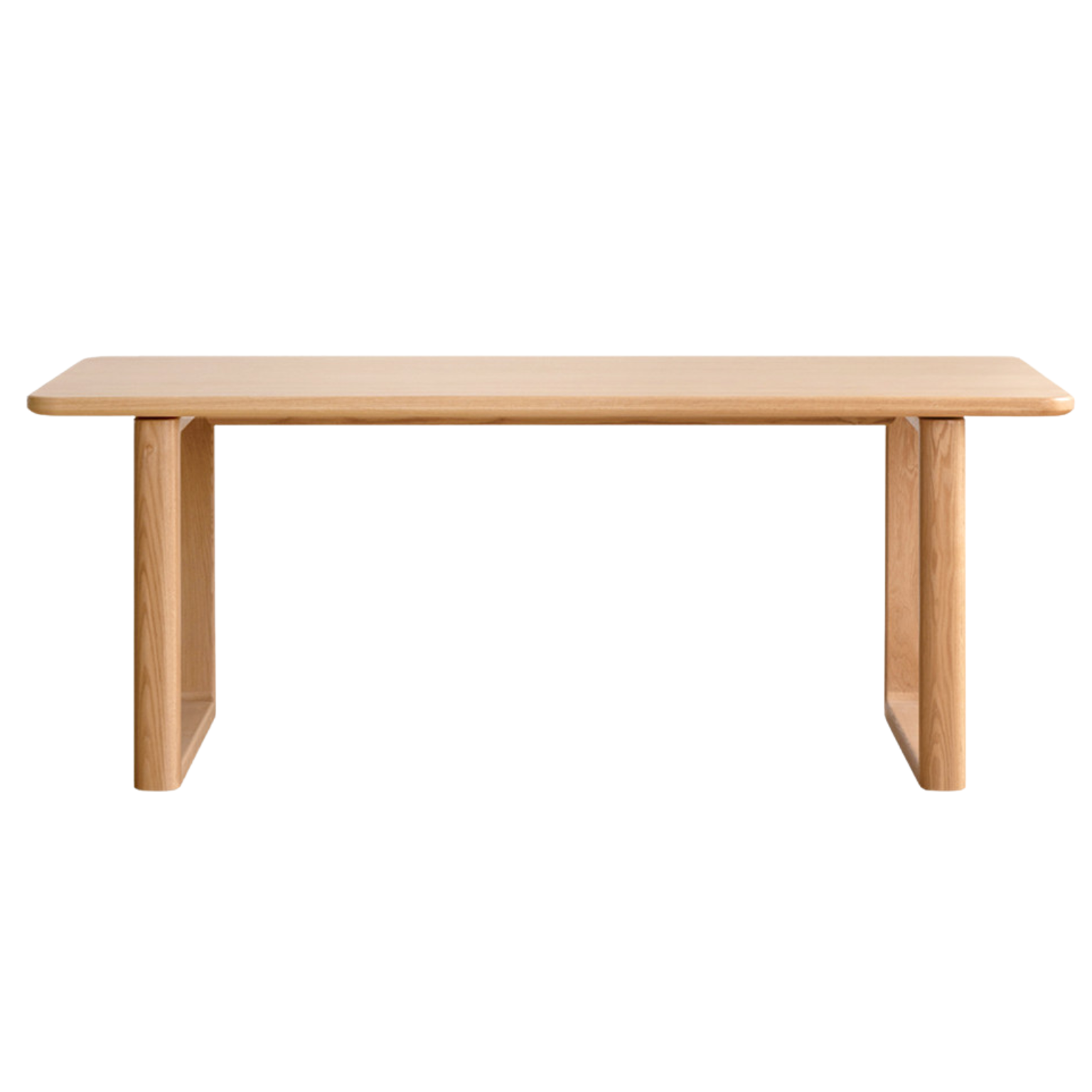 Oak Solid Wood Large Plate Dining Table