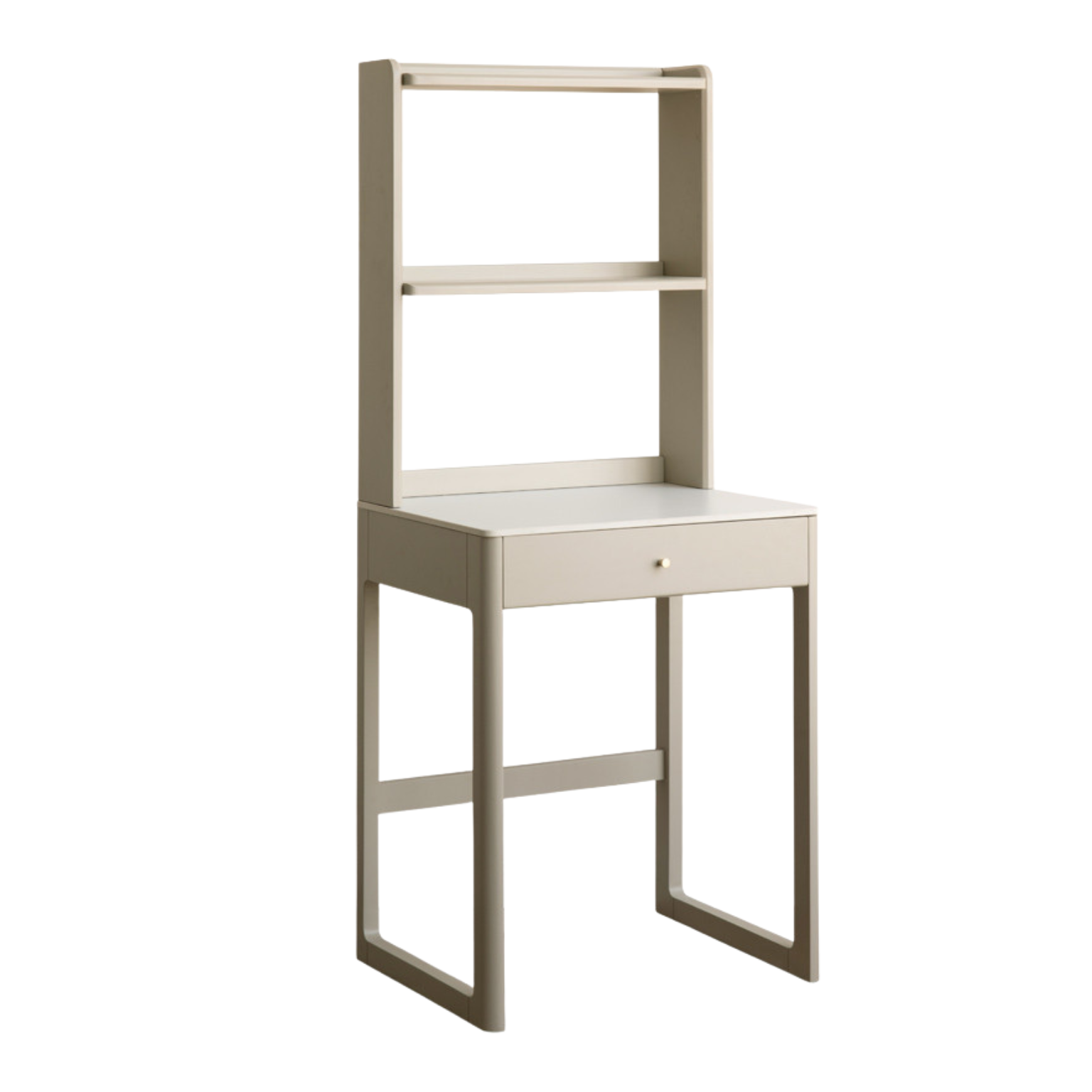 Poplar Solid Wood Office Desk, Small Dressing Table Slate Top