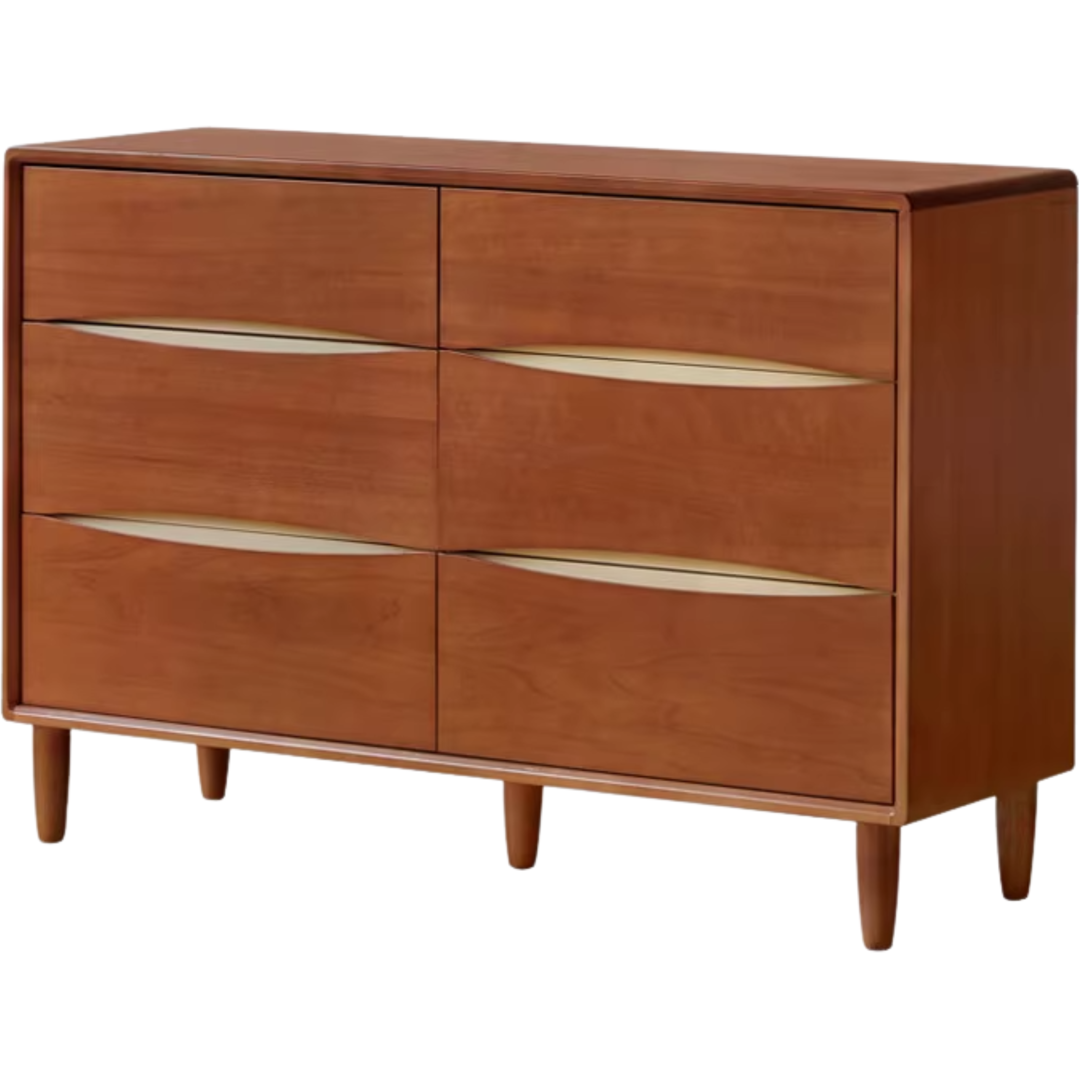 Poplar Solid Wood Antique Style Chest of Drawers.