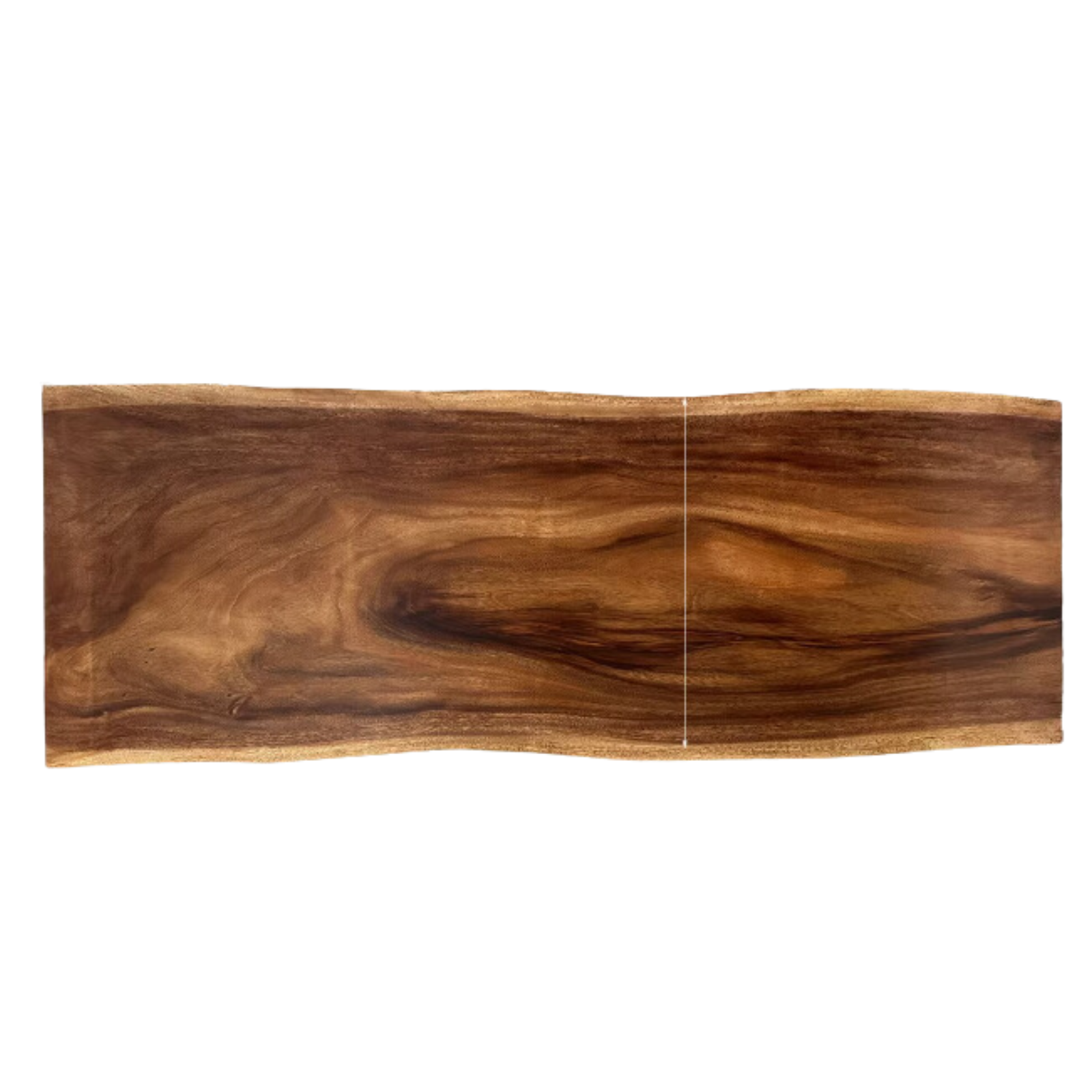 Black Walnut Solid Wood Natural Edge Large Top For Dining Table.