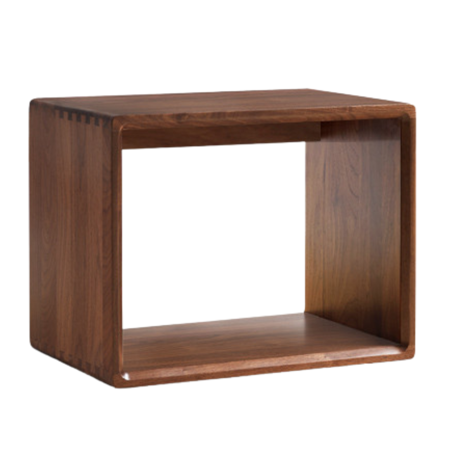 Black Walnut, Сherry, Oak, Poplar Solid Wood Lattice Floor-To-Ceiling Bookshelves