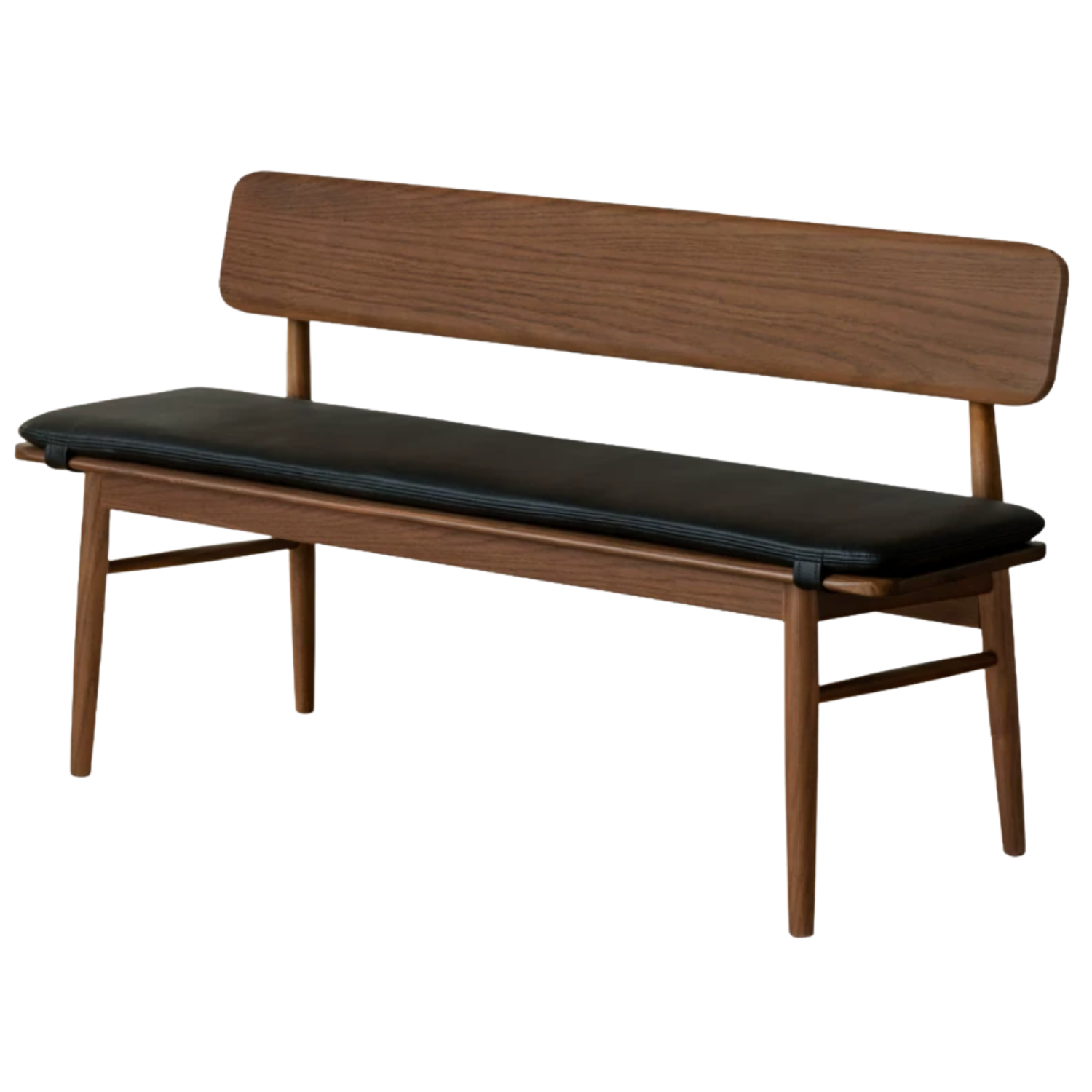 Black Walnut, Oak Solid Wood Long Bench