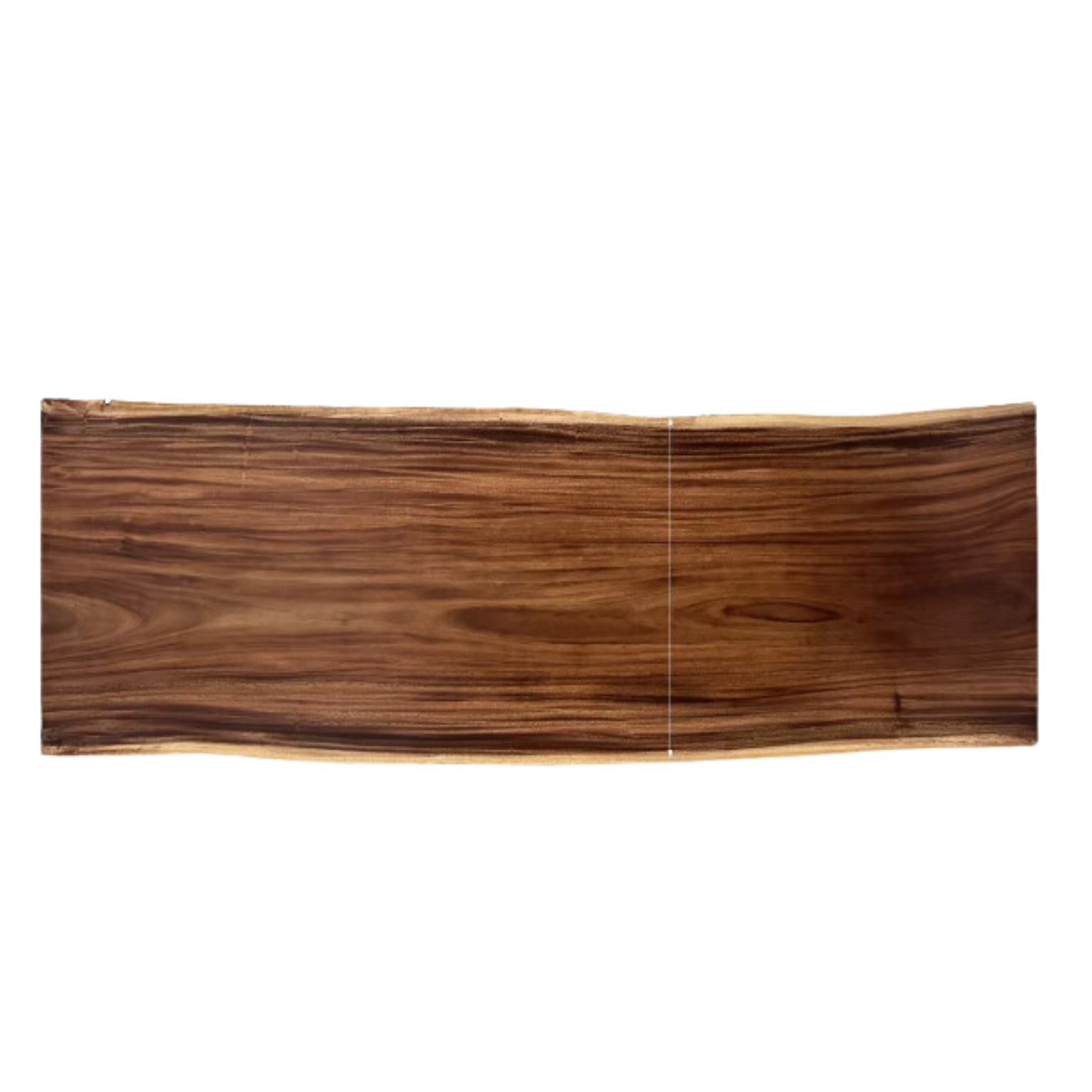 Black Walnut Solid Wood Natural Edge Large Top For Dining Table.