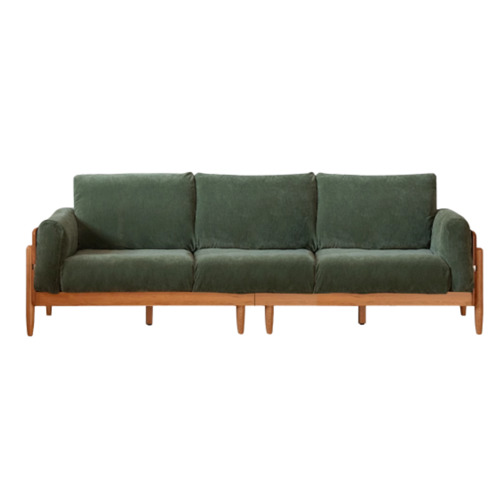 Cherry, Oak Solid Wood Antique Style Sofa.