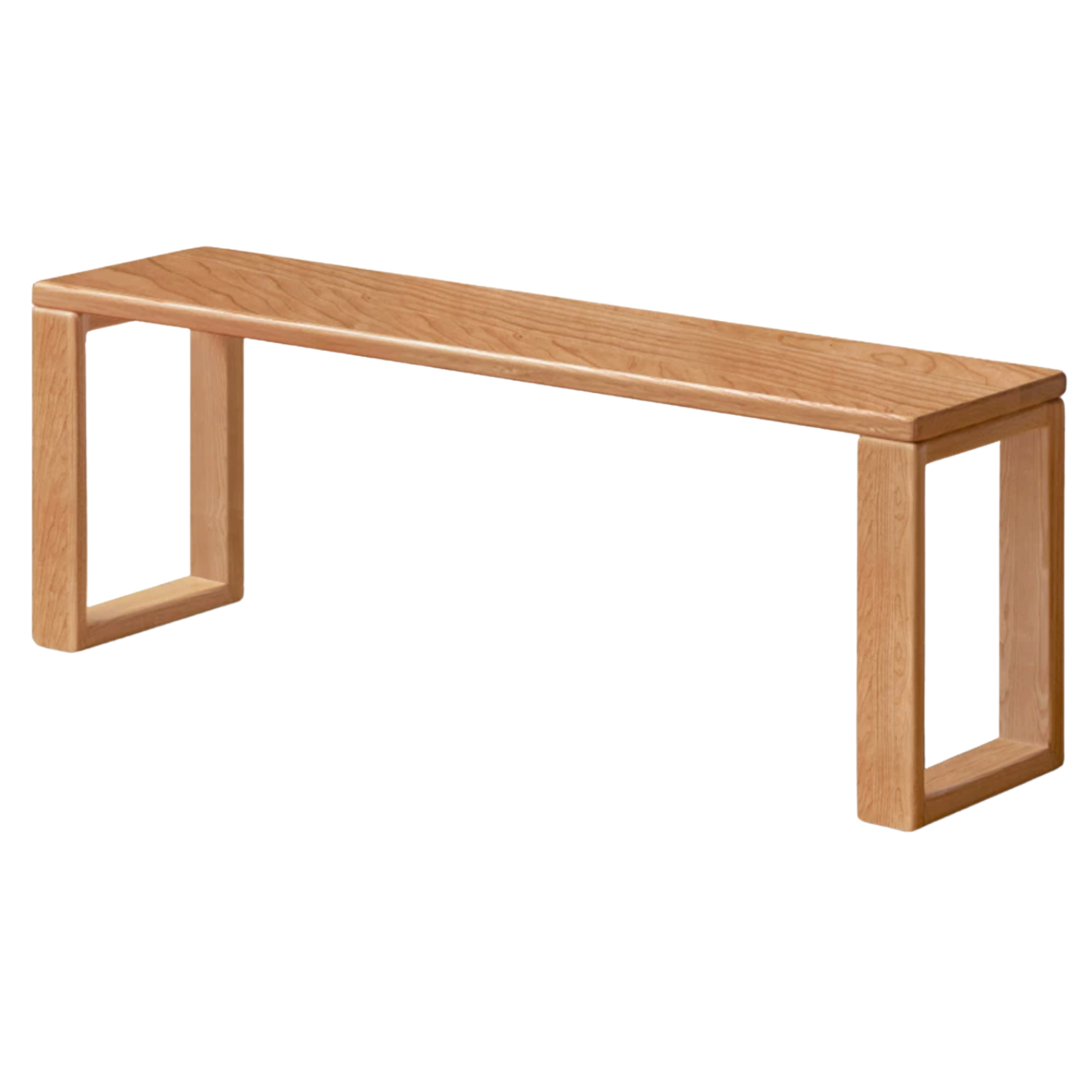 Ash, Oak, Cherry, Beech Solid Wood Long Bed end Bench