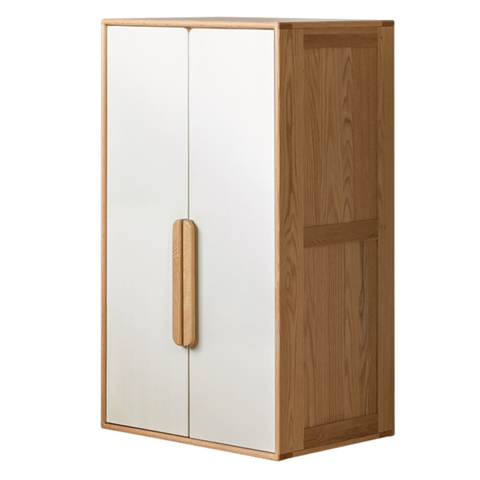 Oak Solid Wood Children's Wardrobe Combination Storage Cabinet