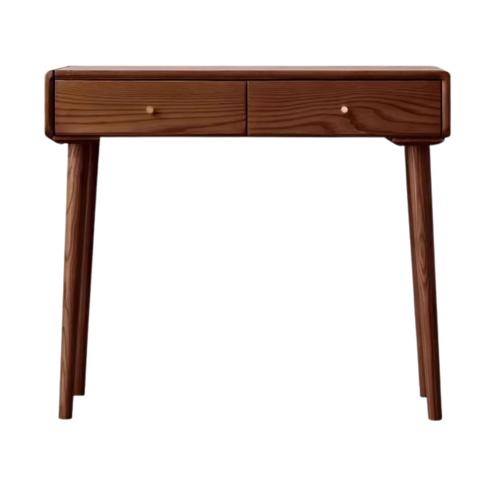 Ash Solid Wood Walnut Color Dressing Table.