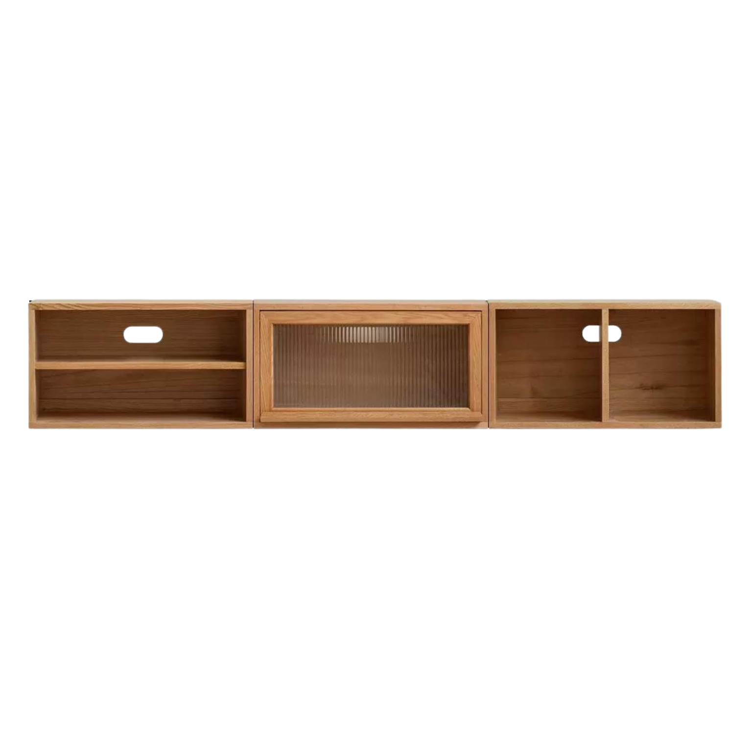 Oak, Ash Solid Wood TV Cabinet Modern Free Combination Storage Bookcases