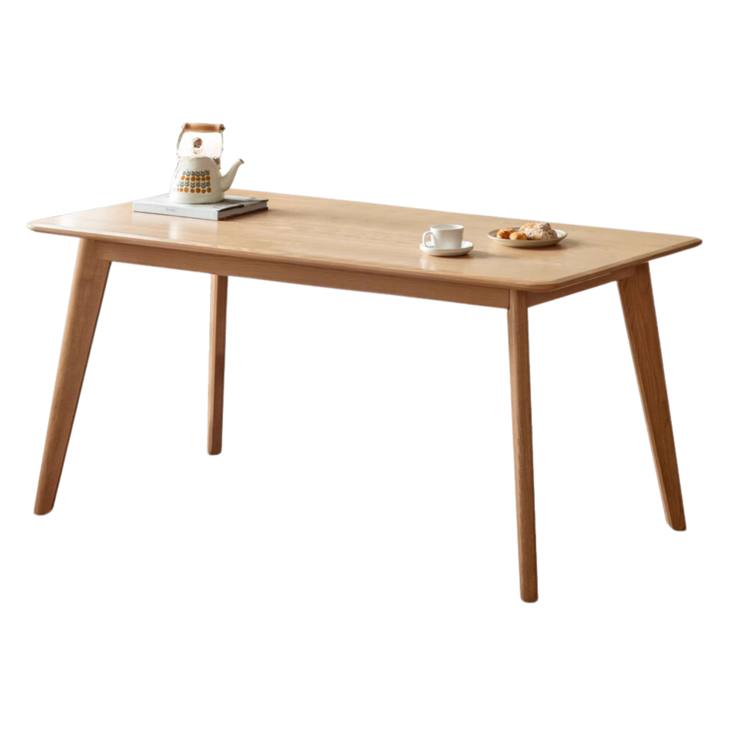 Oak, Ash Solid Wood Dining Table