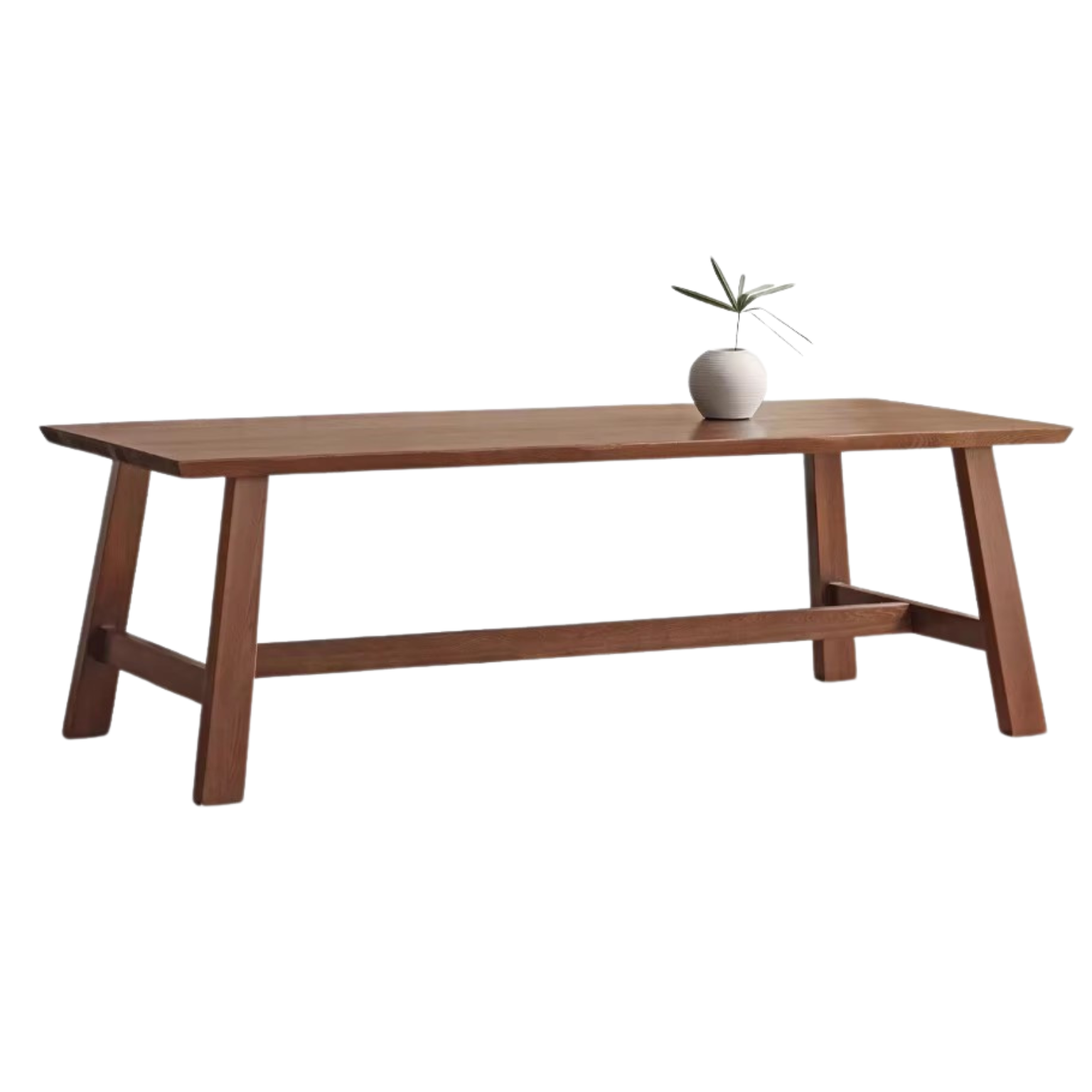 Ash Solid Wood Large Edge Table Dining