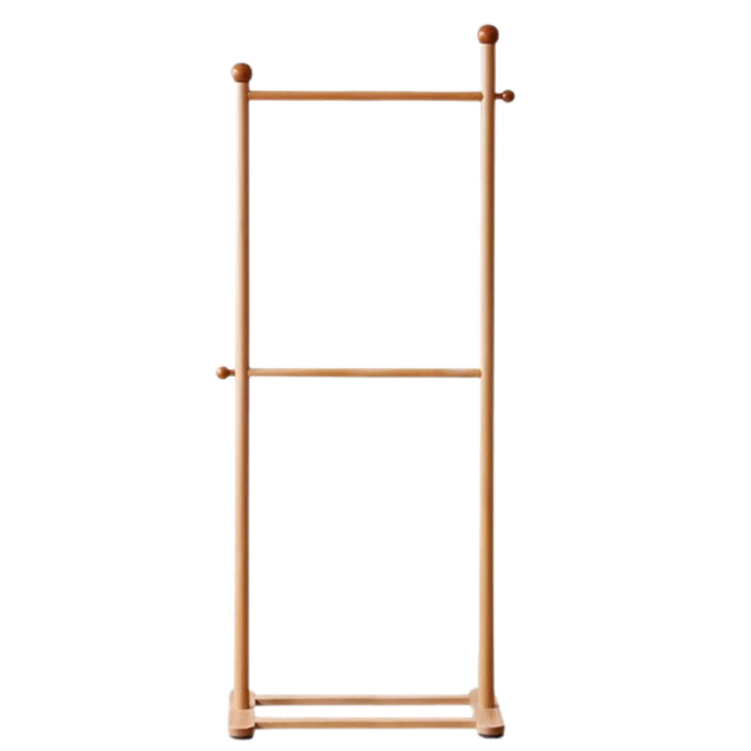 Beech, Oak Solid Wood Coat Rack for Children's Bedroom Clothes Hanger