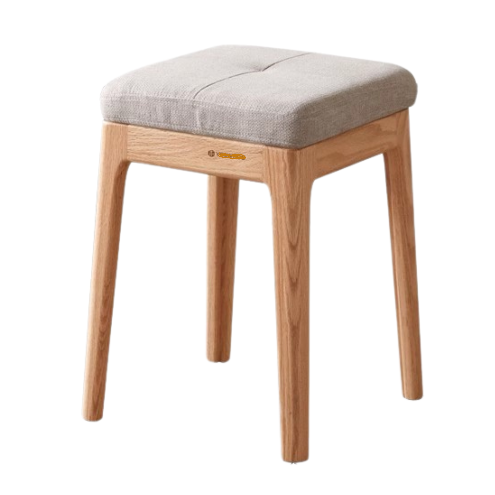 Oak Solid Wood Comfortable Soft Pack Dining Stool