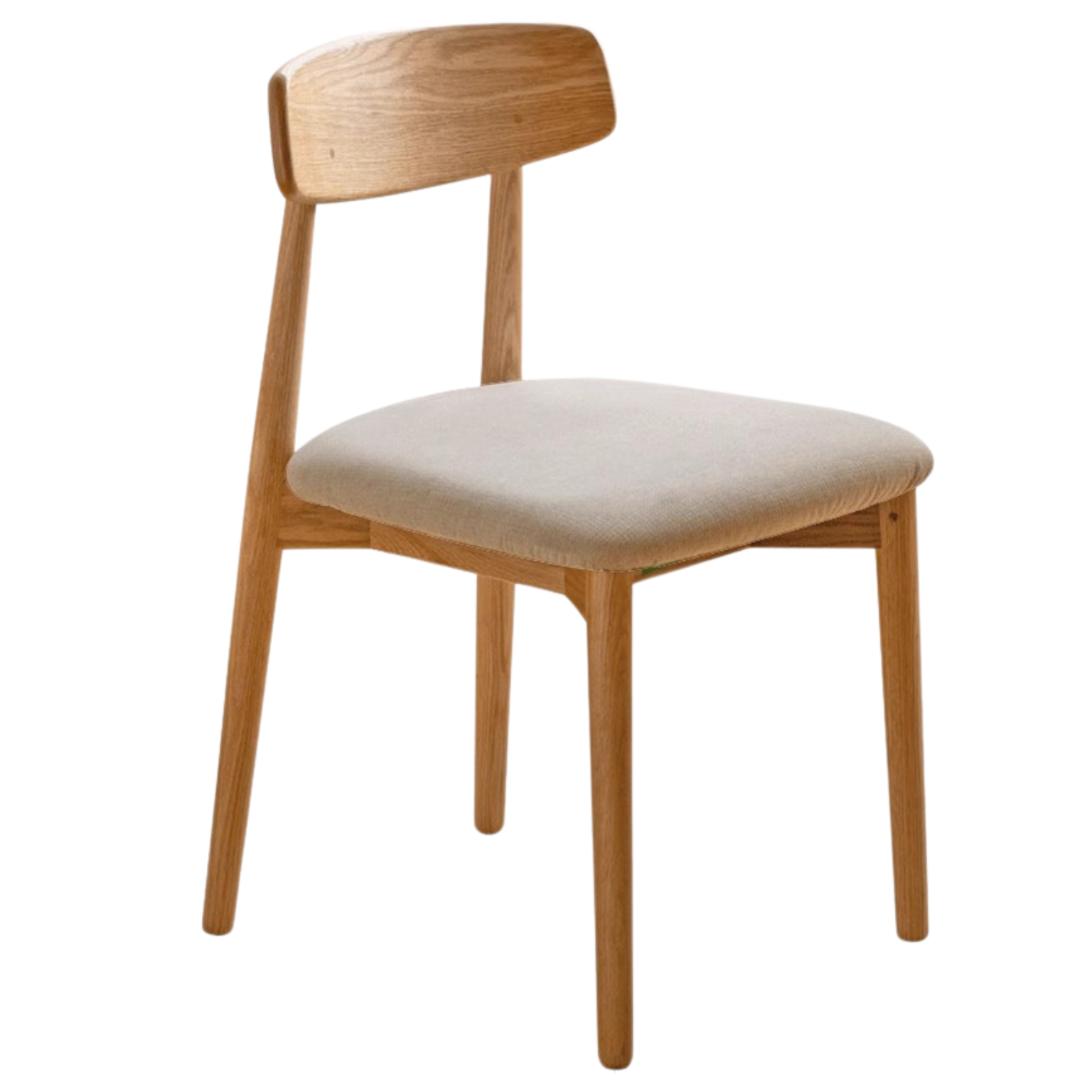 4 pcs set Black Walnut, Ash, Oak, Beech, Cherry Solid Wood Simple Modern-Dining Chair