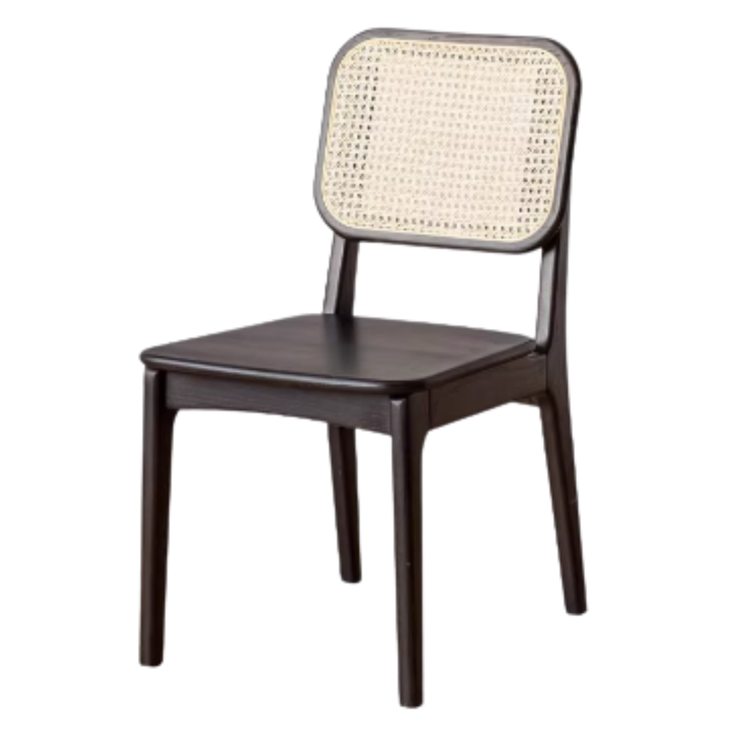 4 pcs - Oak, Ash Solid Wood Rattan Dining Chair