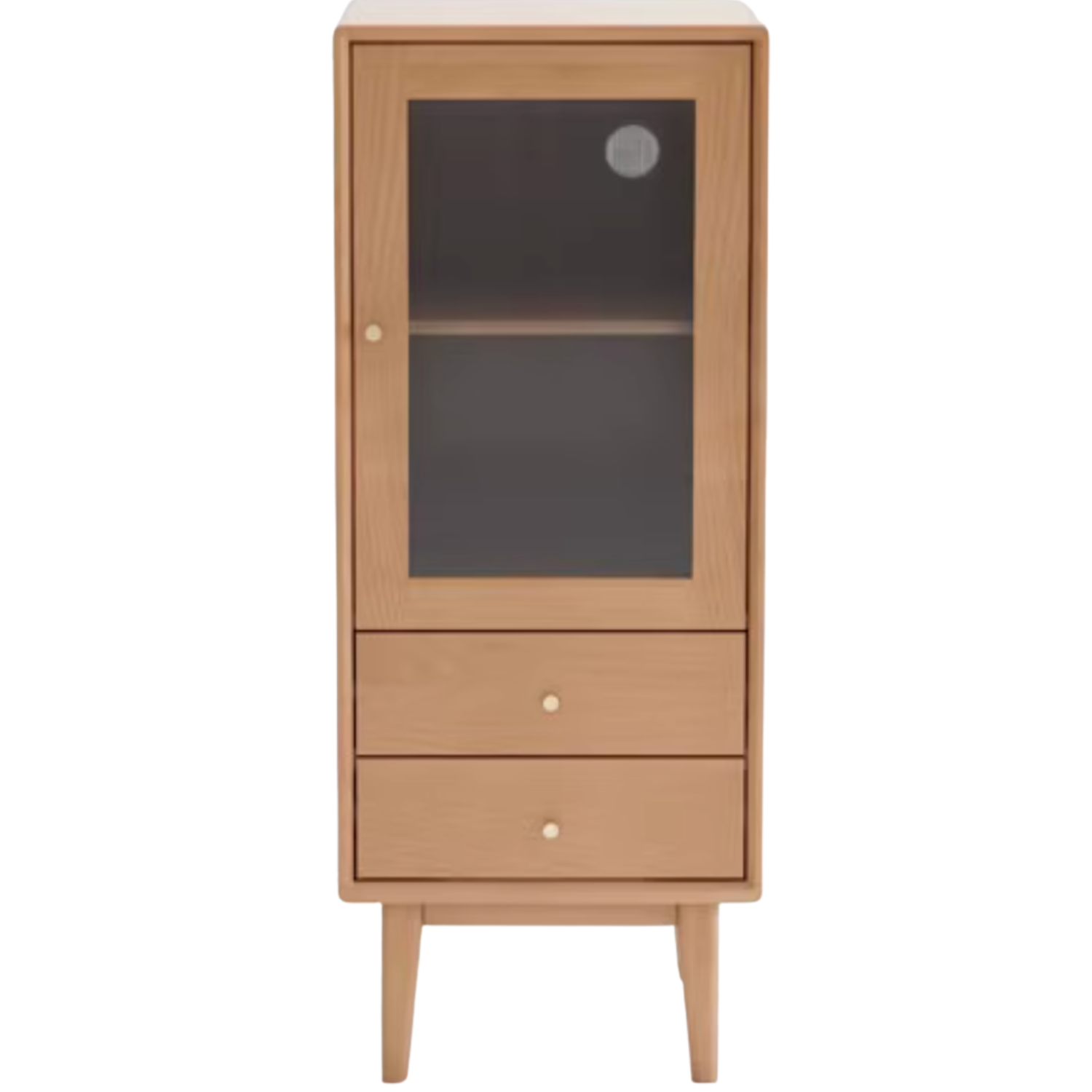 Oak, Beech Solid Wood Nordic Side Cabinet