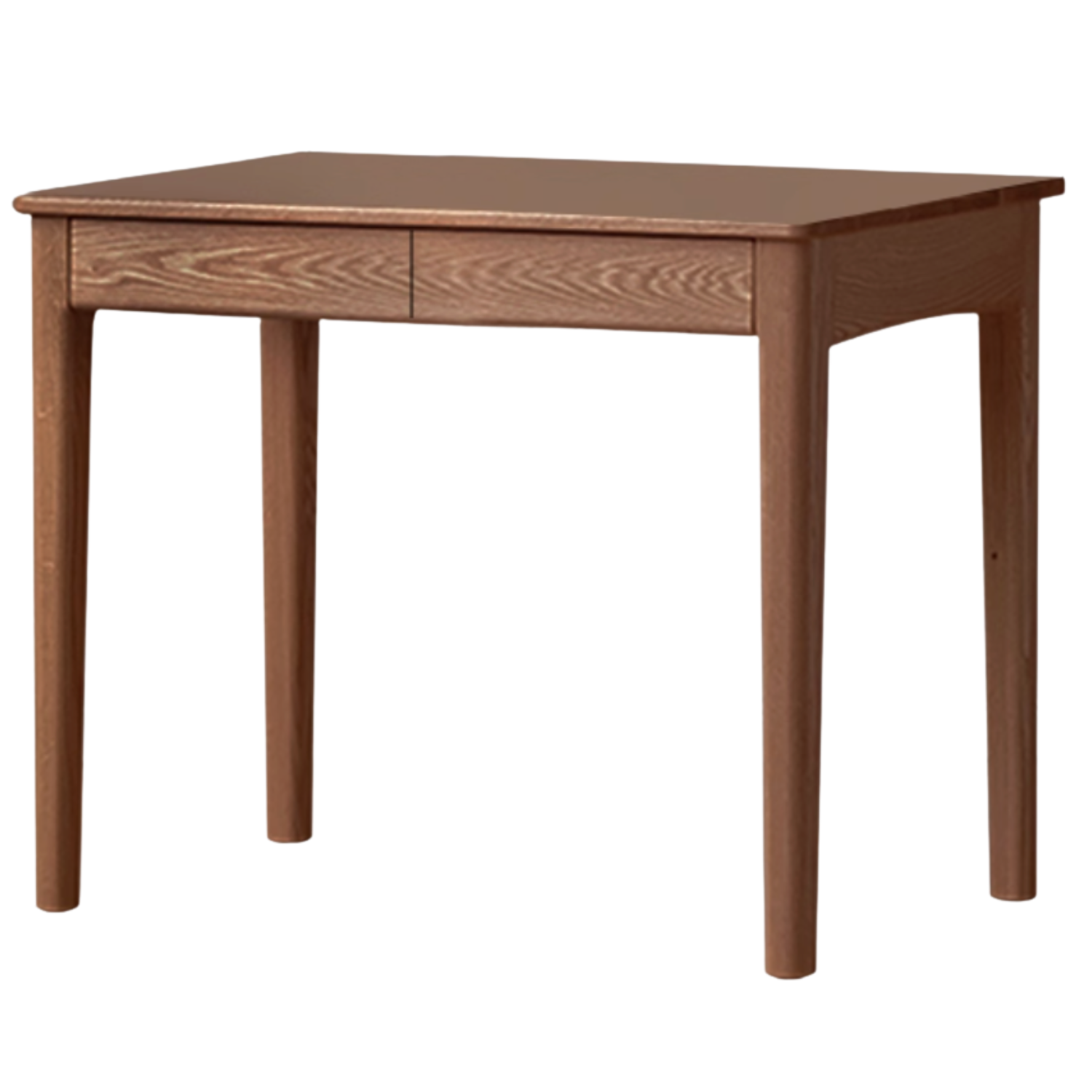 Oak, Ash Solid Wood Modern Desk Bookshelf Integrated