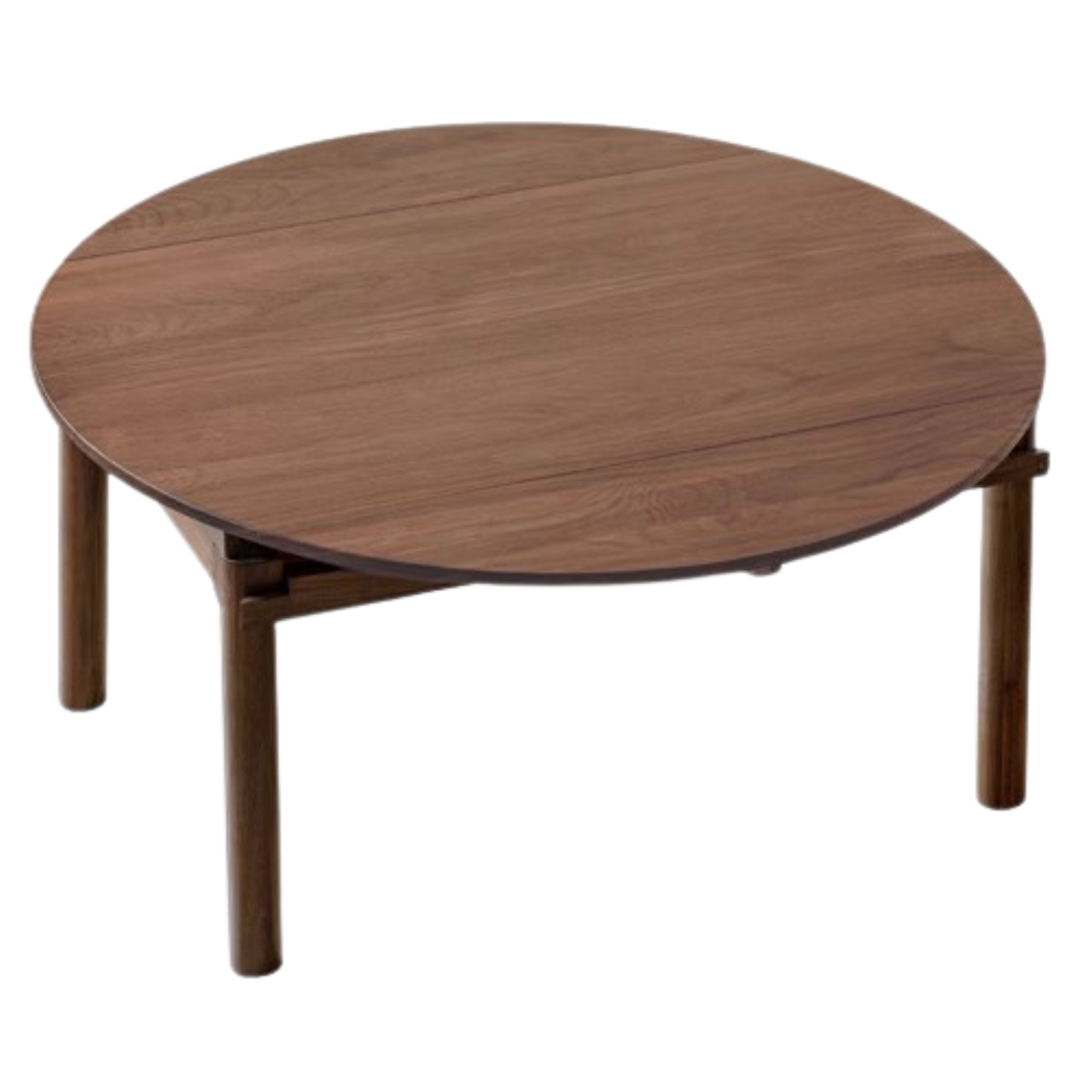 Ash, Oak, Black Walnut Solid Wood Folding Dining Table