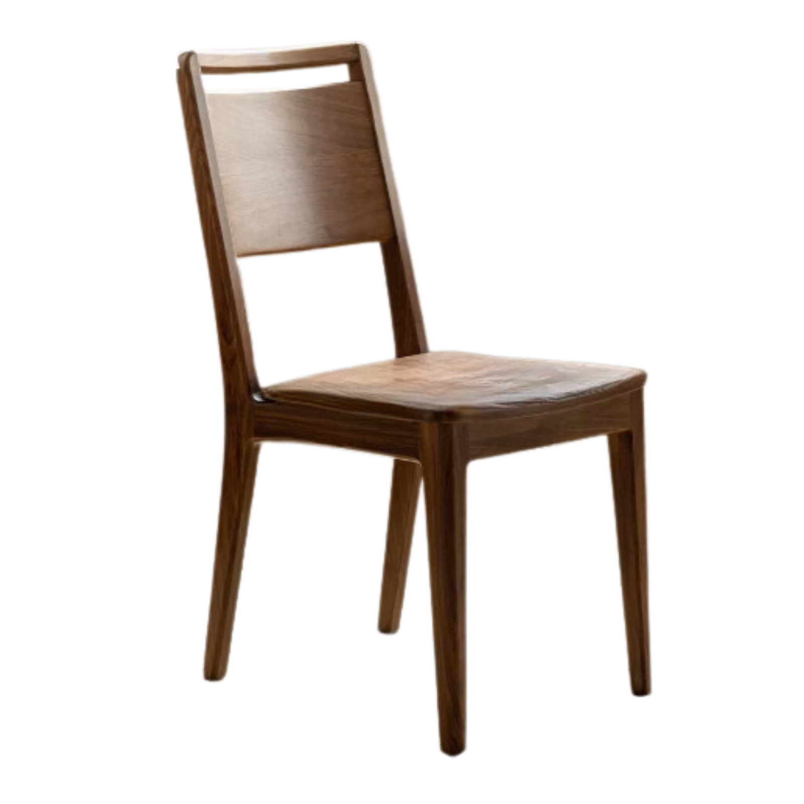 4 pcs Black Walnut, Ash, Oak, Sandalwood Solid Wood Dining Chair High Back