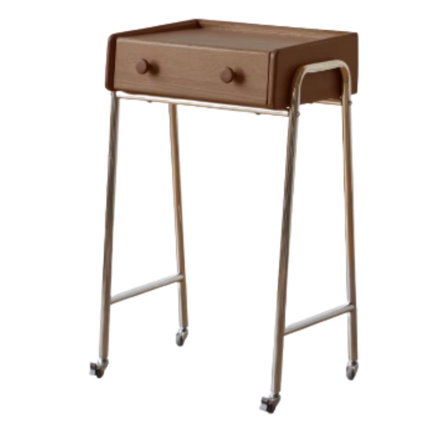 Oak Solid Wooden Edge Cabinet, Cute Robot Shape