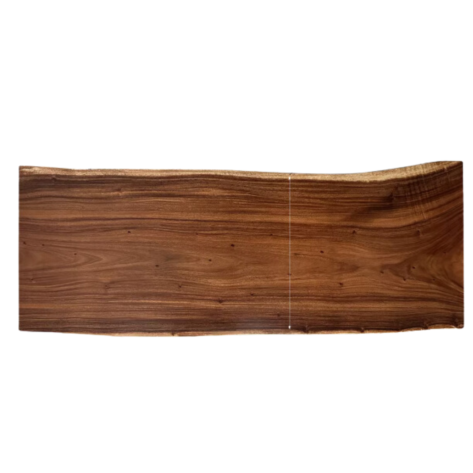 Black Walnut Solid Wood Natural Edge Large Top For Dining Table.