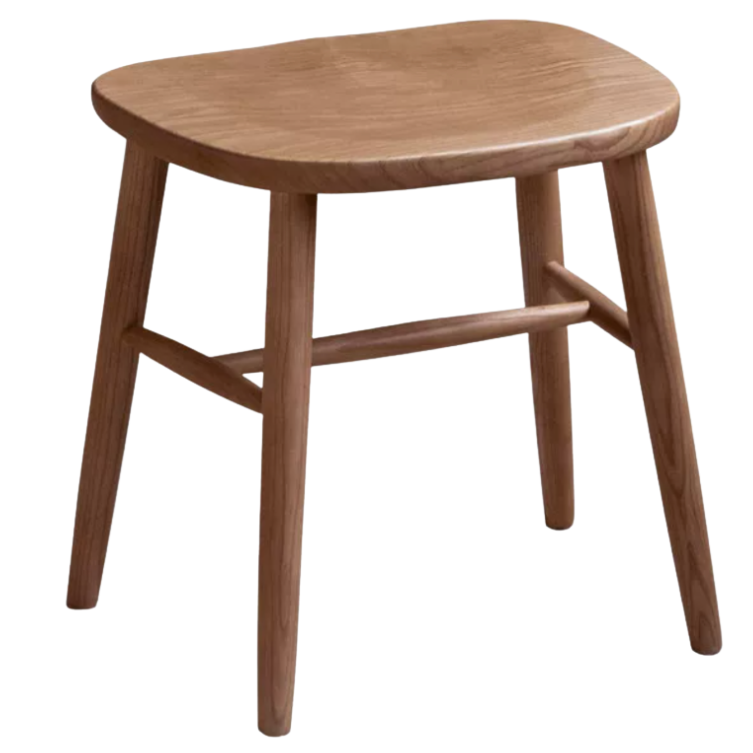 Ash, Oak, Cherry, North American Black Walnut Beech Solid Wood Makeup Stool