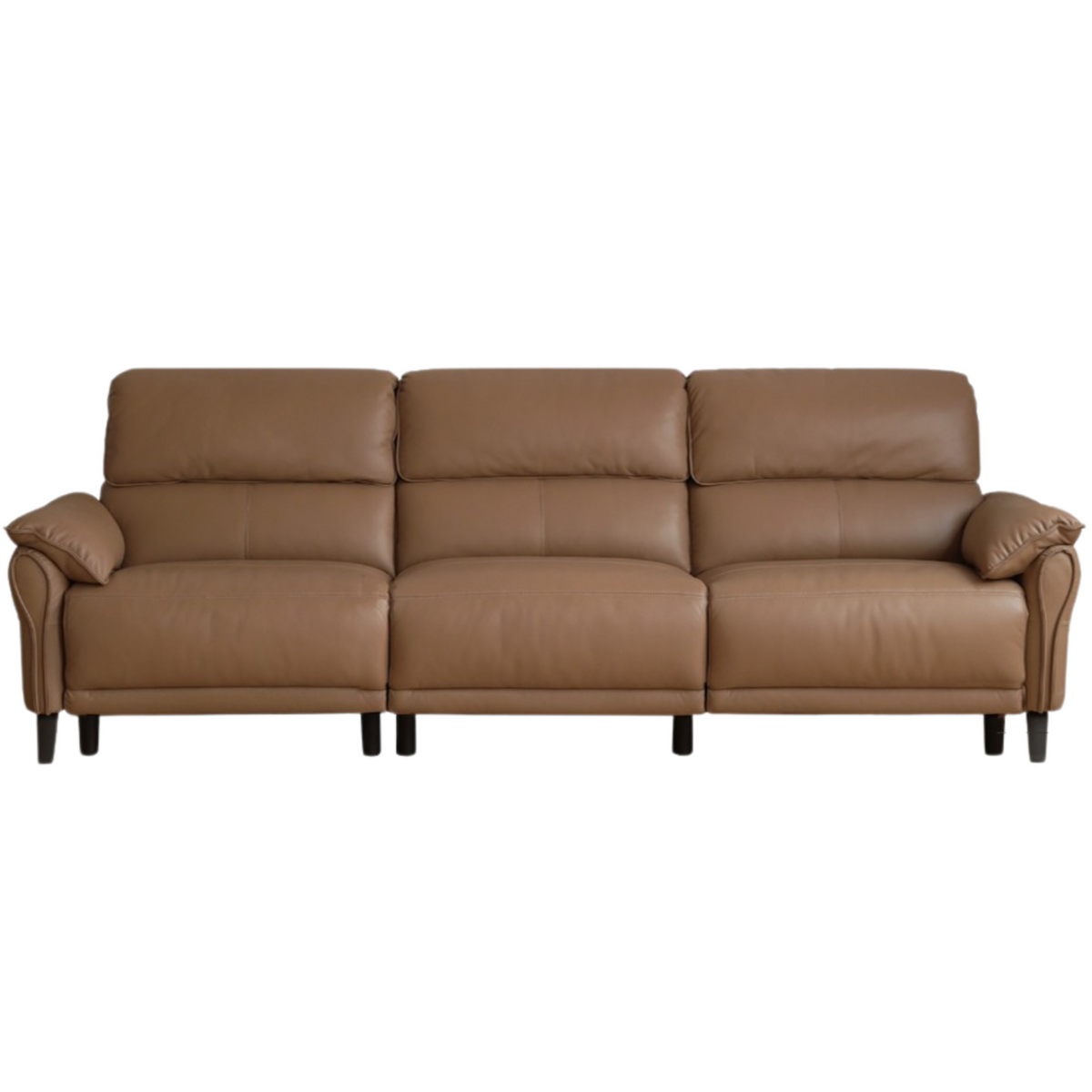 Genuine Leather Modern Zero Wall Power Reclining Sofa