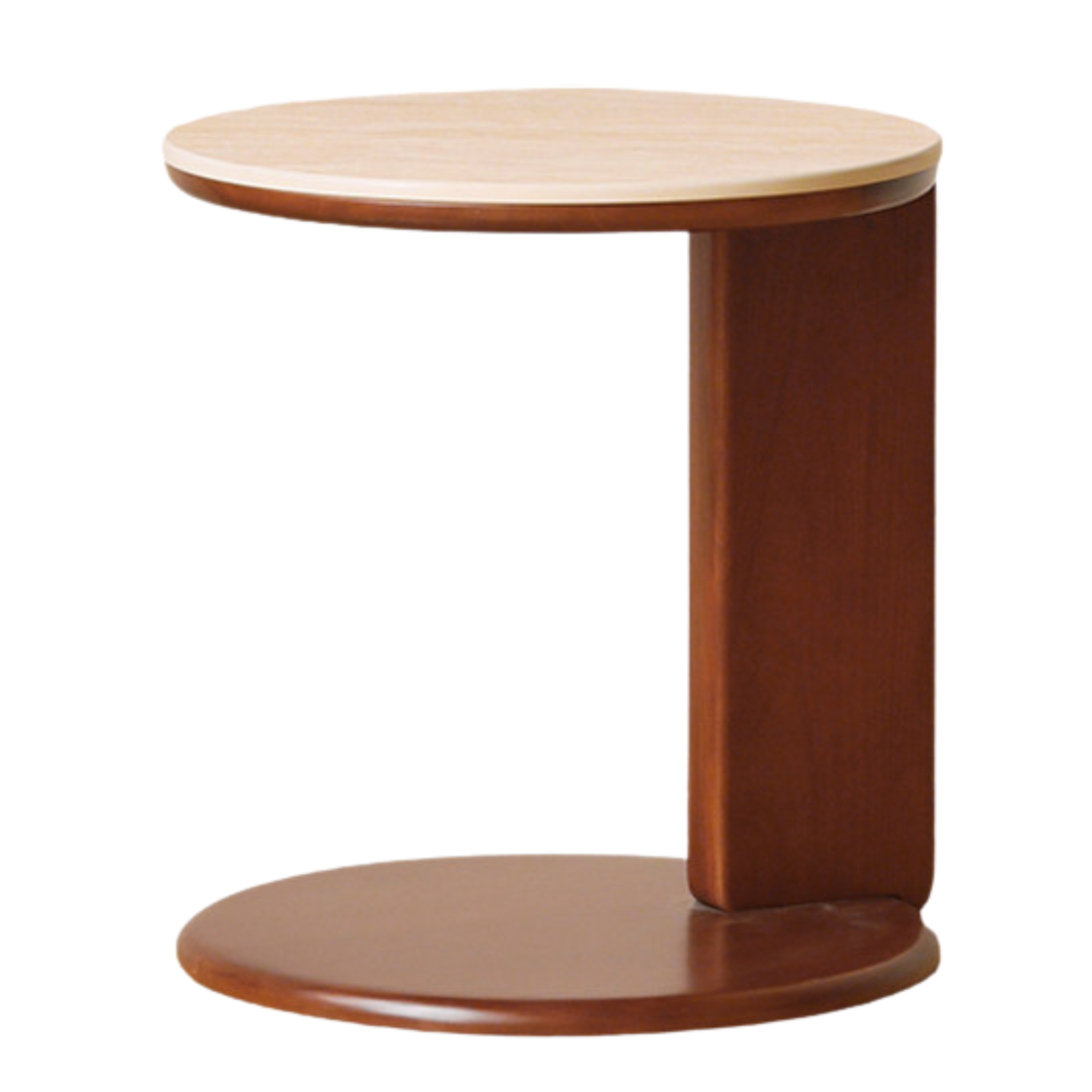 Poplar Solid Wood Medieval Style Rock Plate Coffee Table