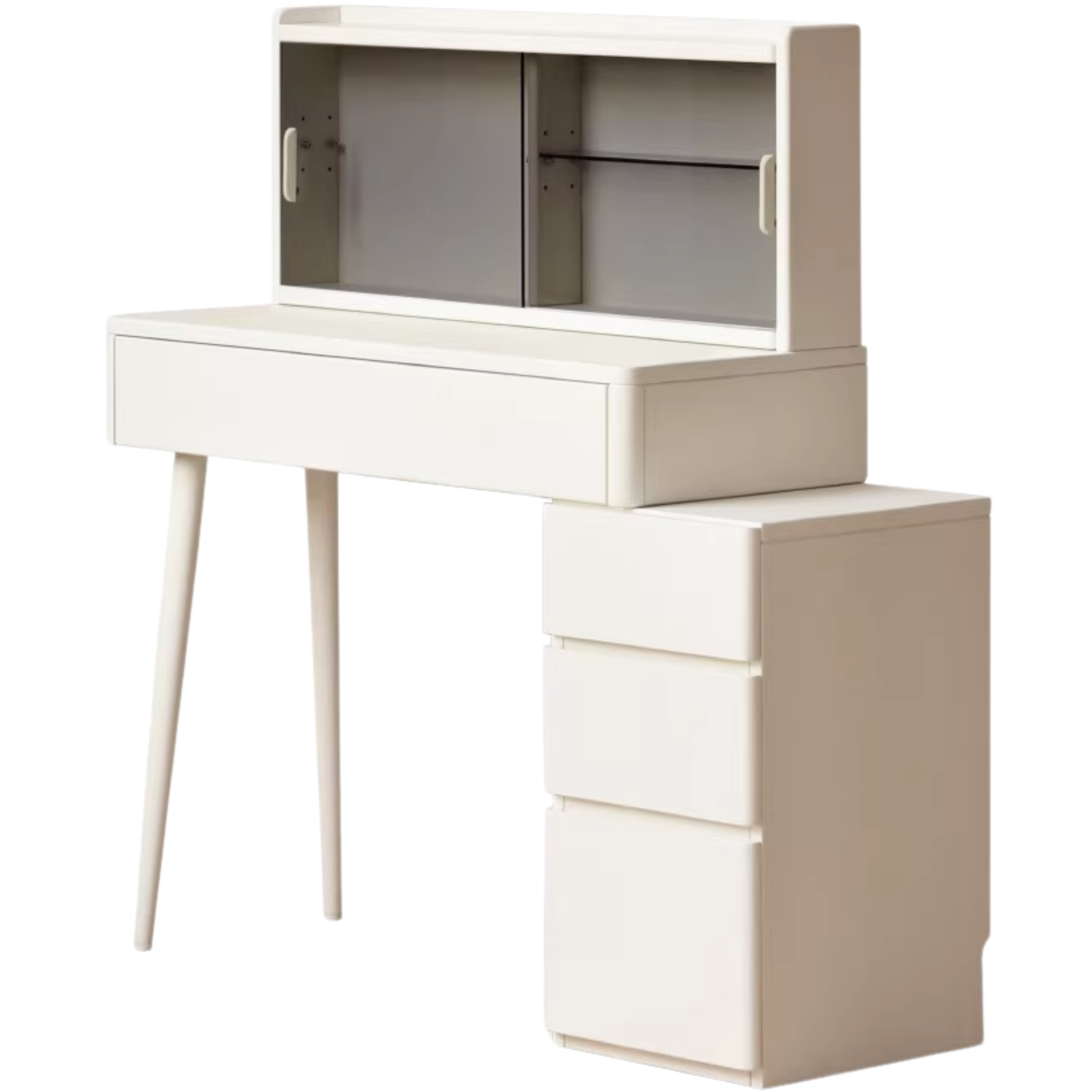 Poplar Solid Wood Telescopic Dressing Table