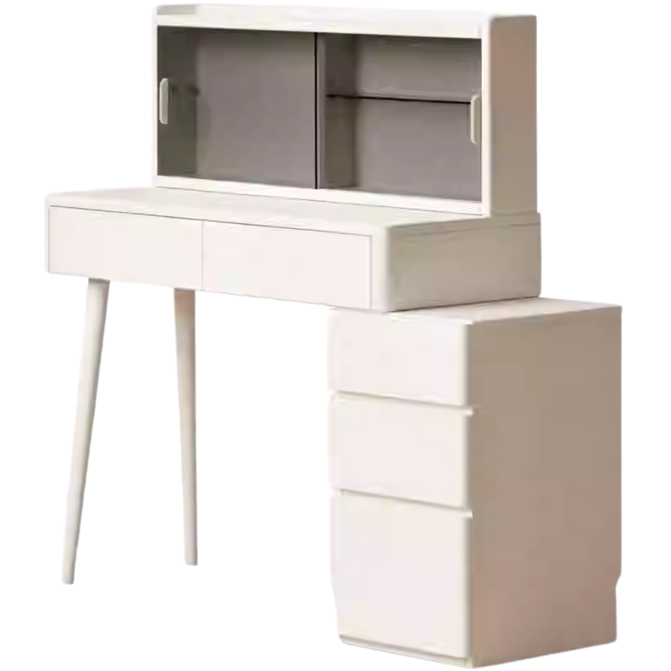 Poplar Solid Wood Telescopic Dressing Table