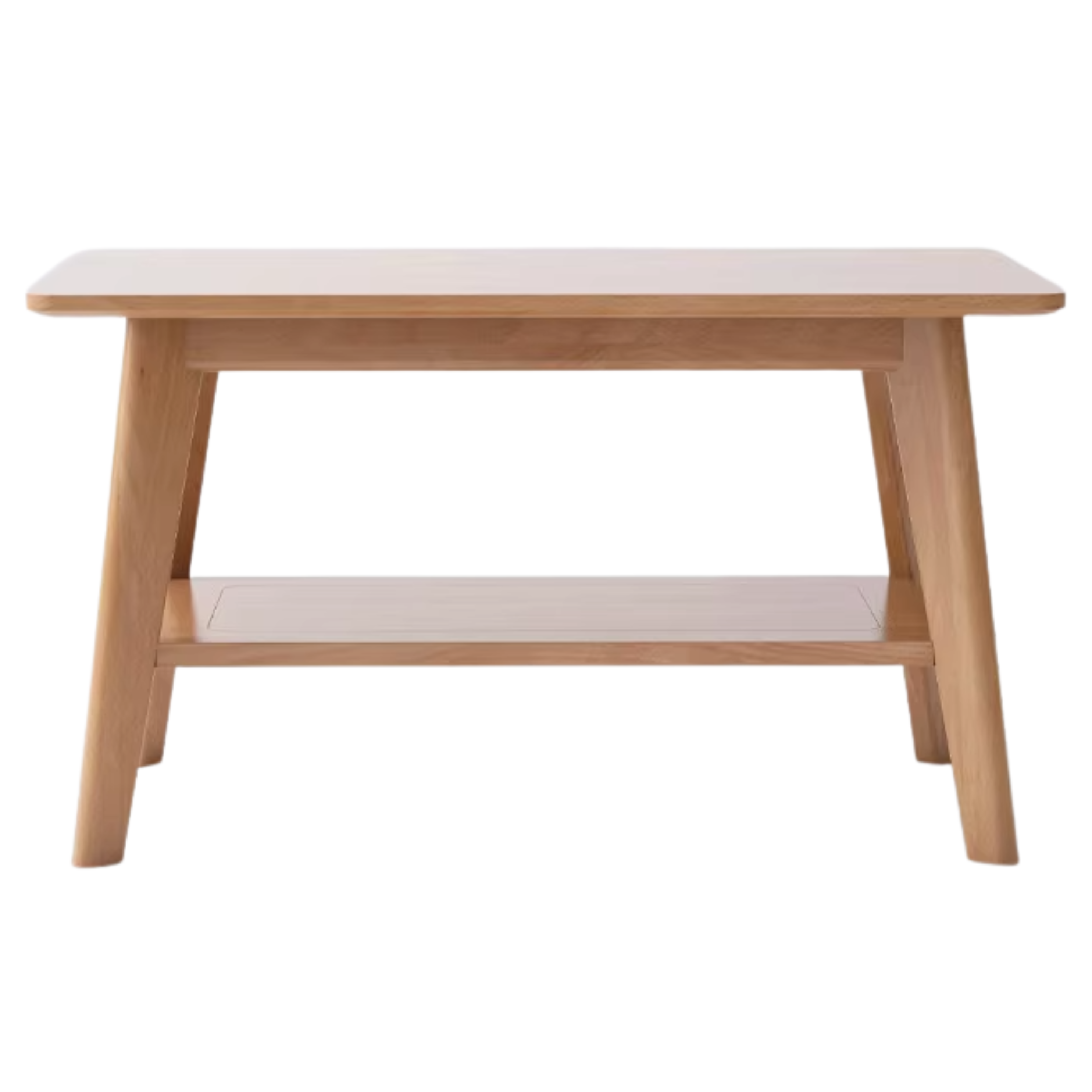 Rubberwood, Oak, Beech Solid Wood Modern Coffee Table