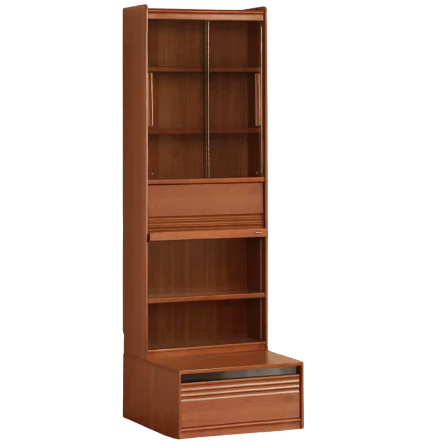 Tulipwood, Birch Solid Wood Antique Style Bookshelf
