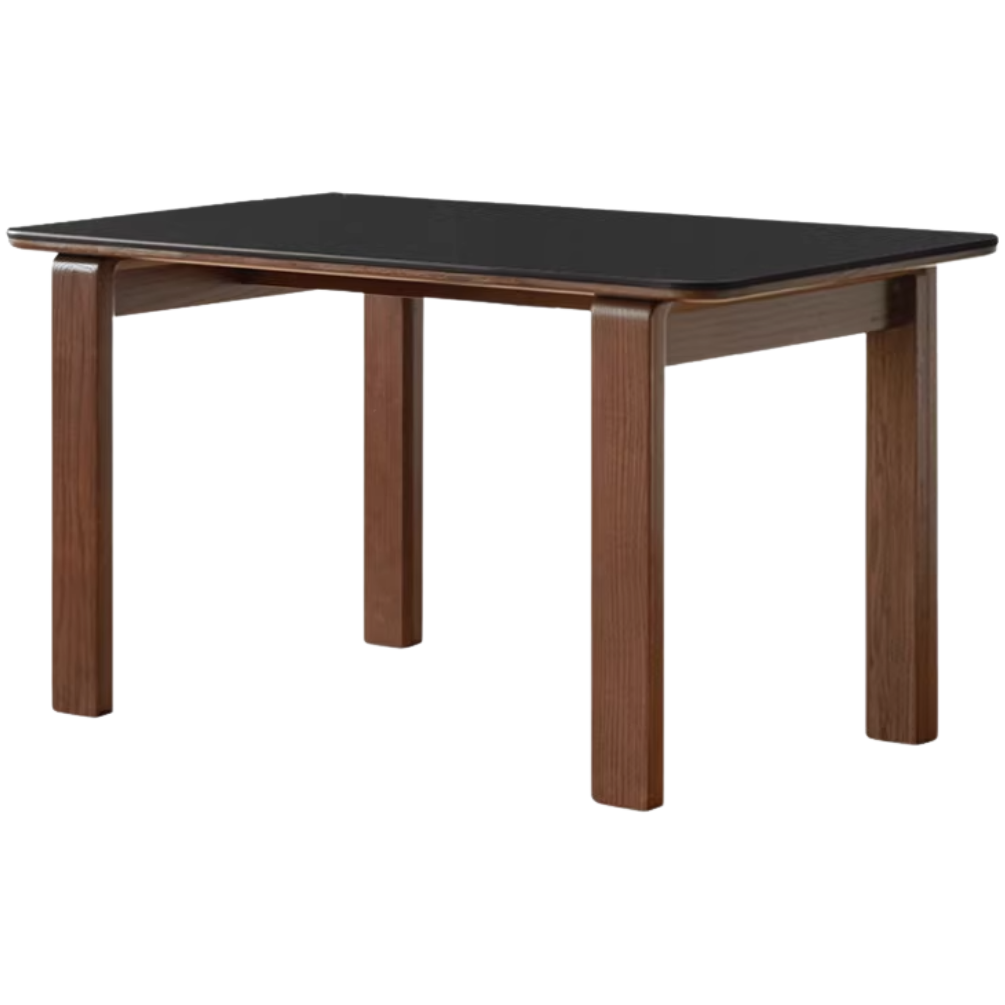 Oak, Rubberwood Solid Wood Slate Dining Table