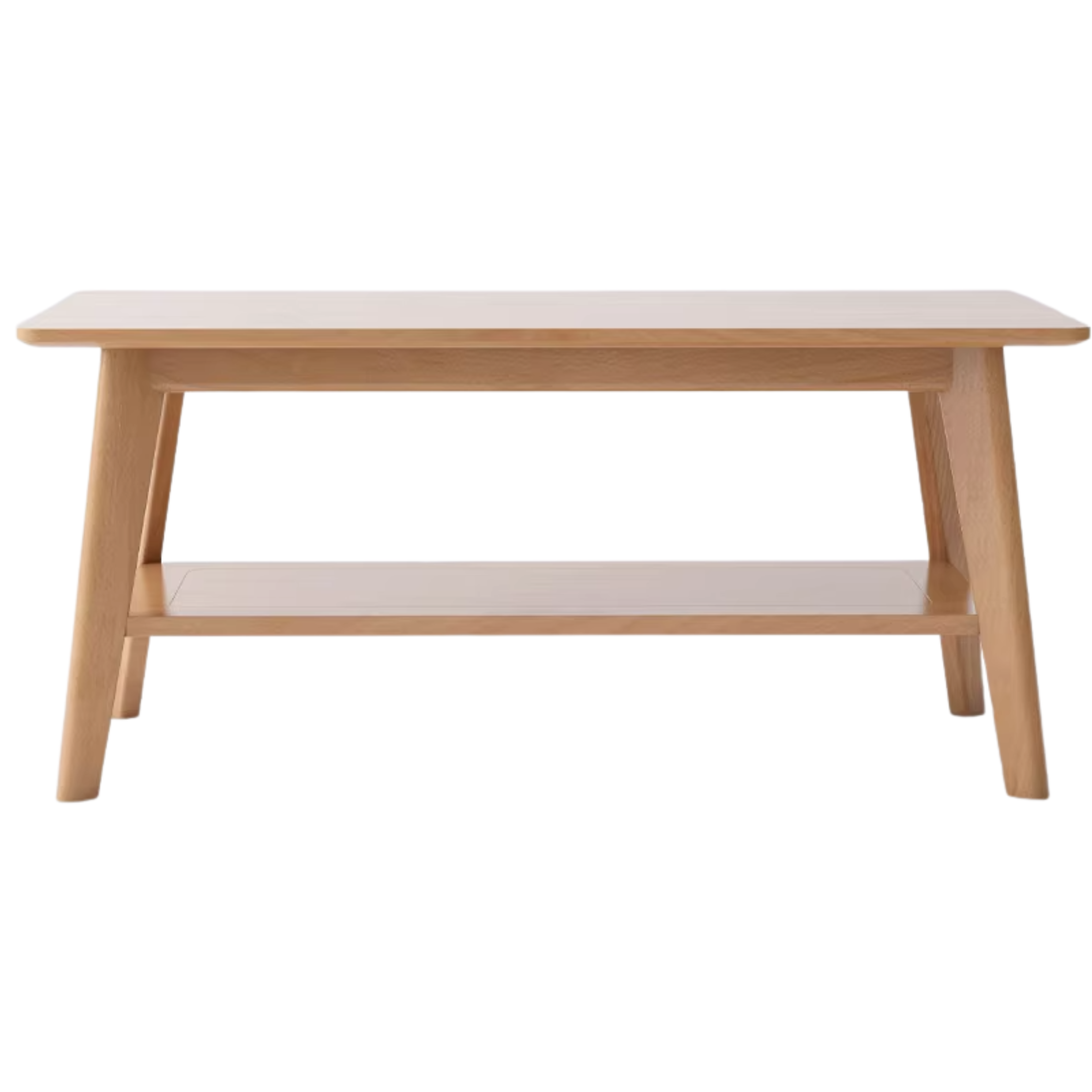 Rubberwood, Oak, Beech Solid Wood Modern Coffee Table