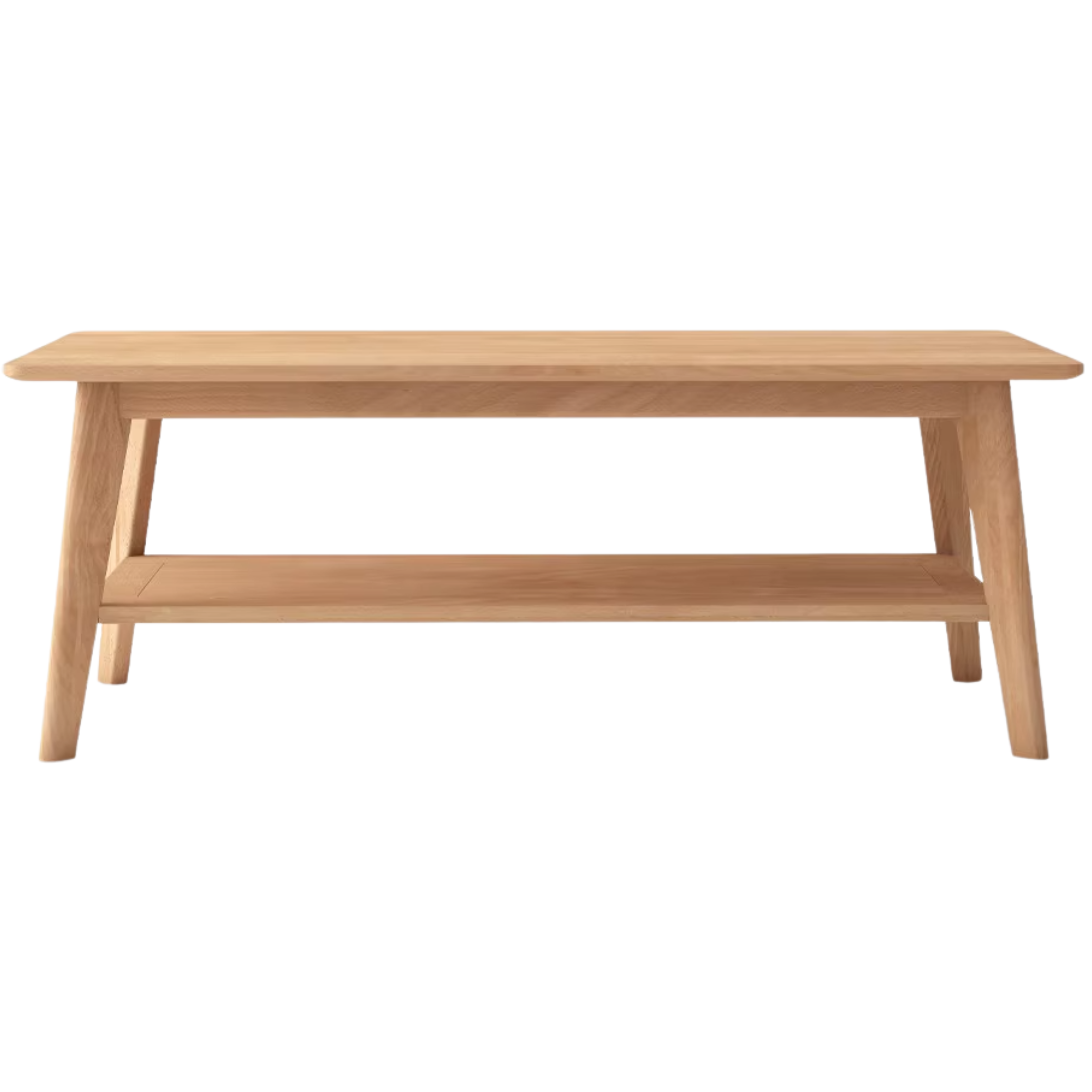 Rubberwood, Oak, Beech Solid Wood Modern Coffee Table