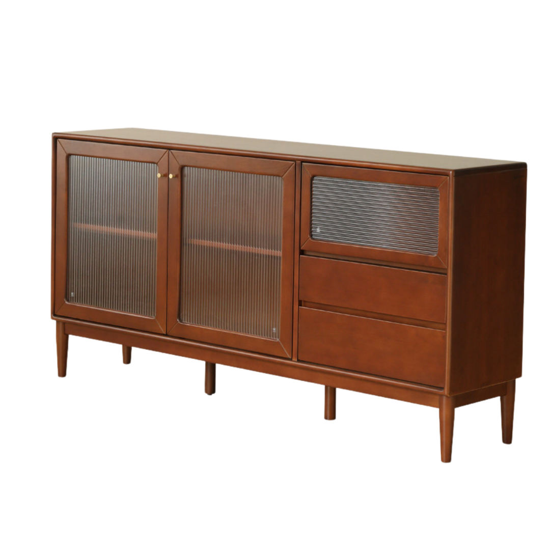 Tulipwood Solid Wood Sideboard Wall Mounted Cabinet