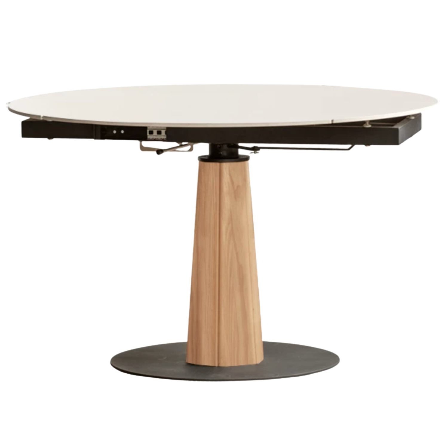 Cherry, Black Walnut, Ash Solid Wood Folding Retro Rock Plate Dining Table