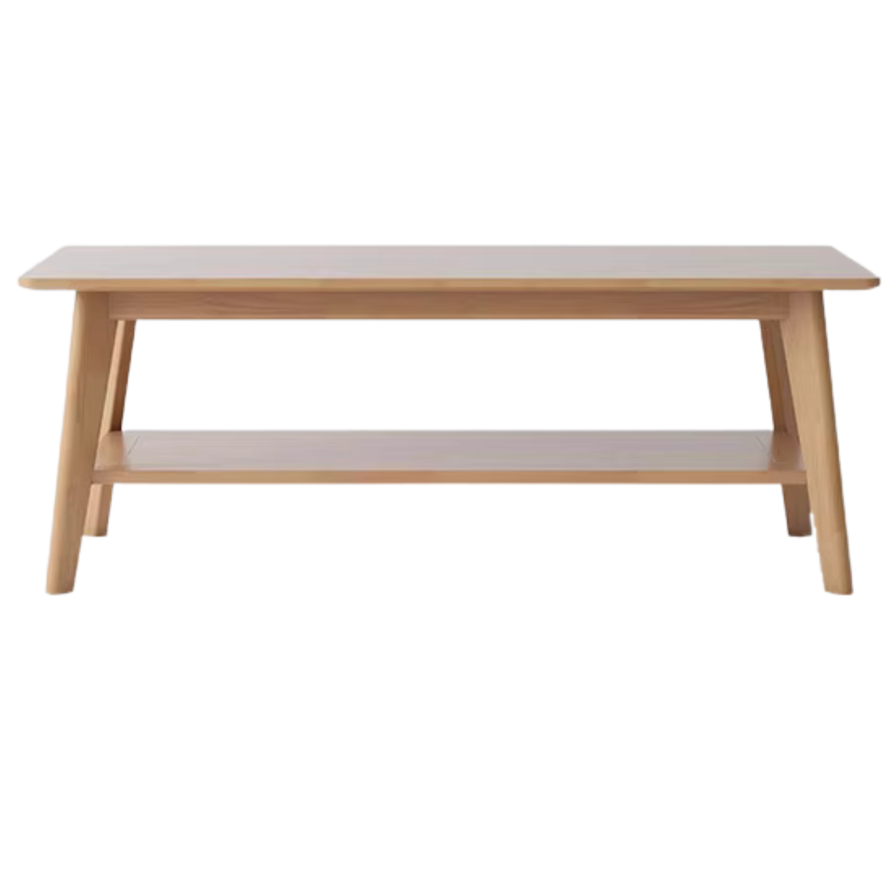 Rubberwood, Oak, Beech Solid Wood Modern Coffee Table