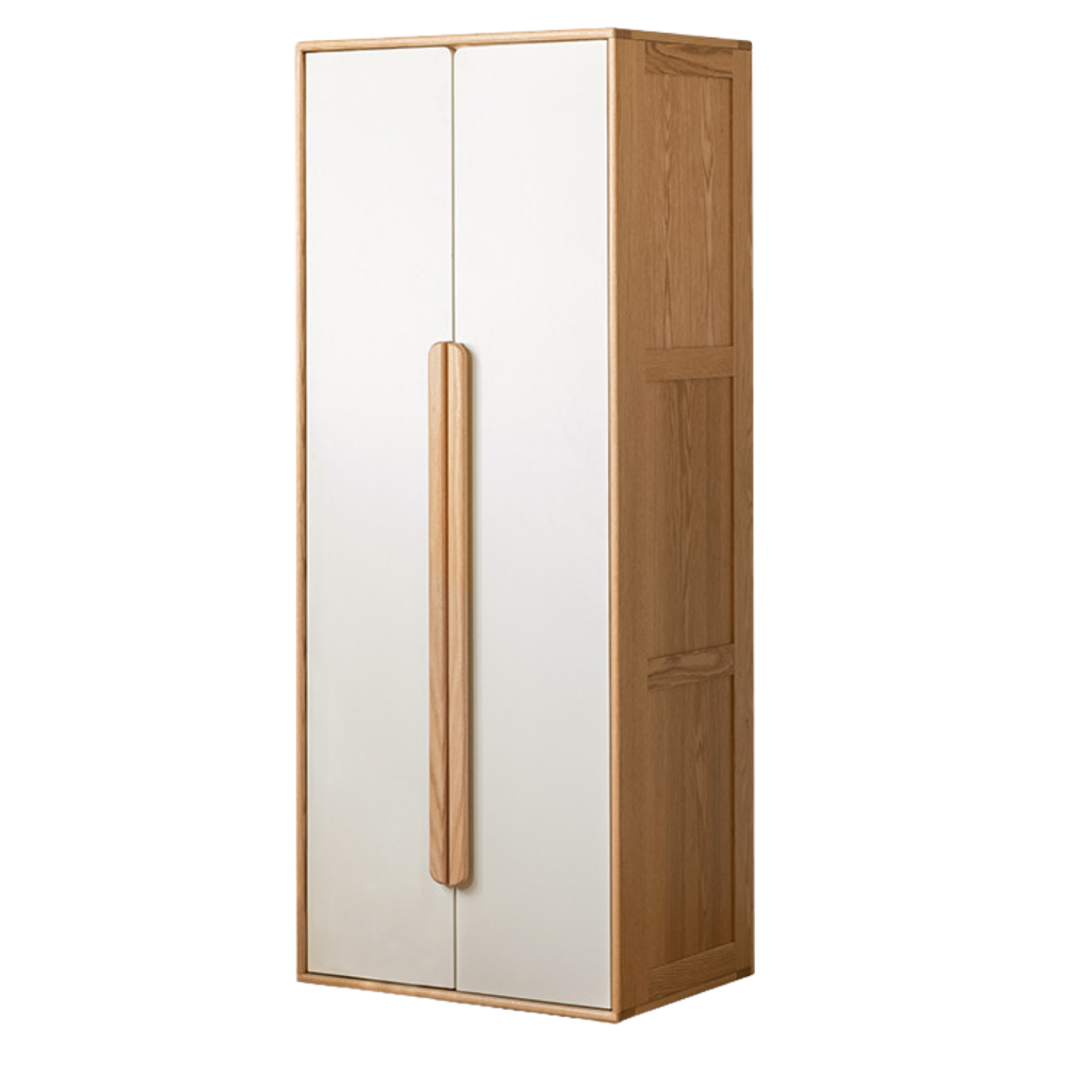 Oak Solid Wood Children's Wardrobe Combination Storage Cabinet