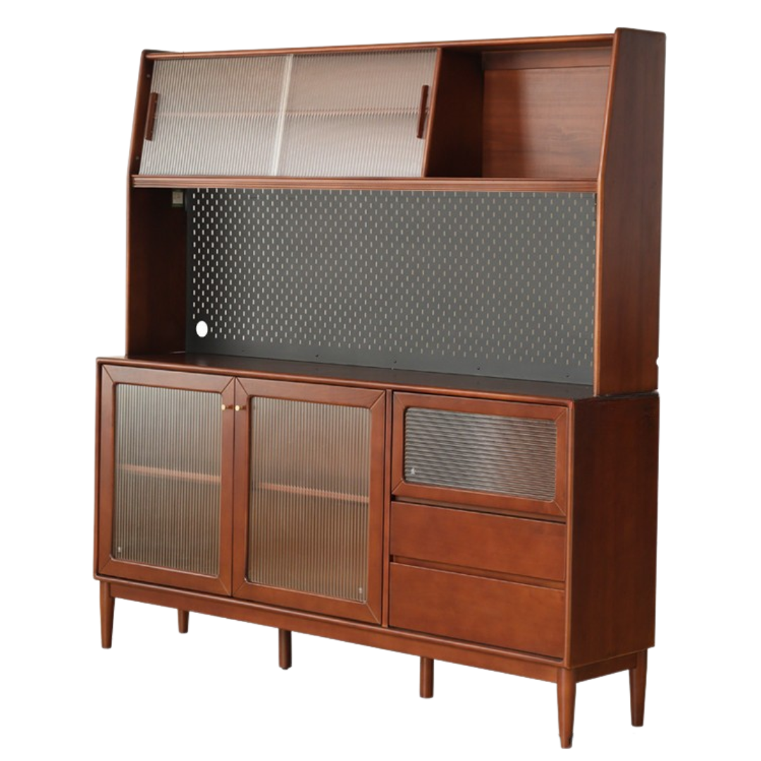 Tulipwood Solid Wood Sideboard Wall Mounted Cabinet