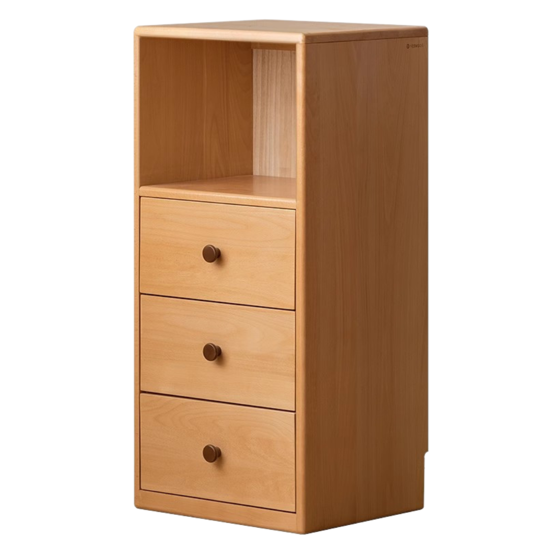 Beech Solid Wood Children's Cabinet Storage-