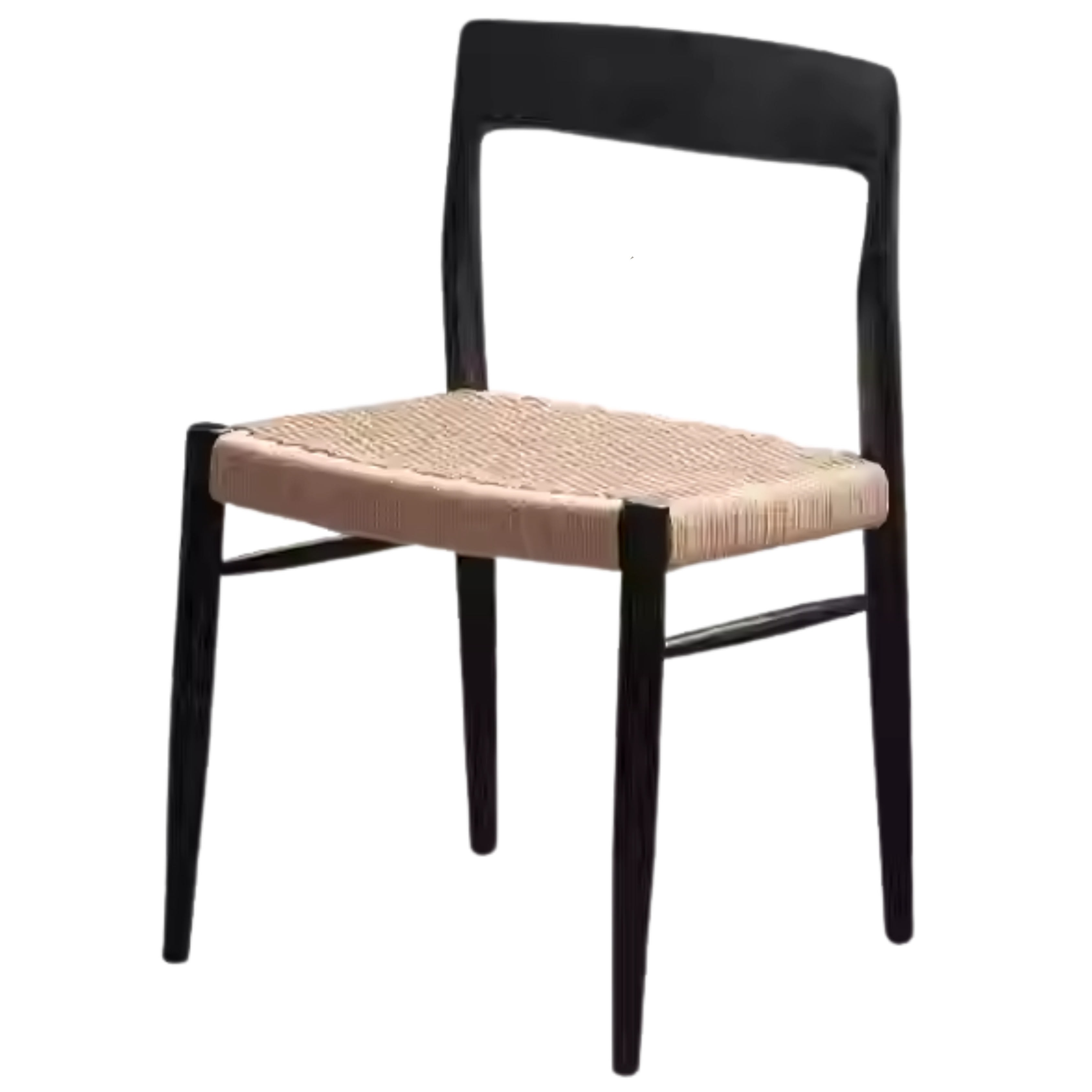 Set 4 pcs Ash, Beech, Cherry Solid Wood Dining Rope Chair