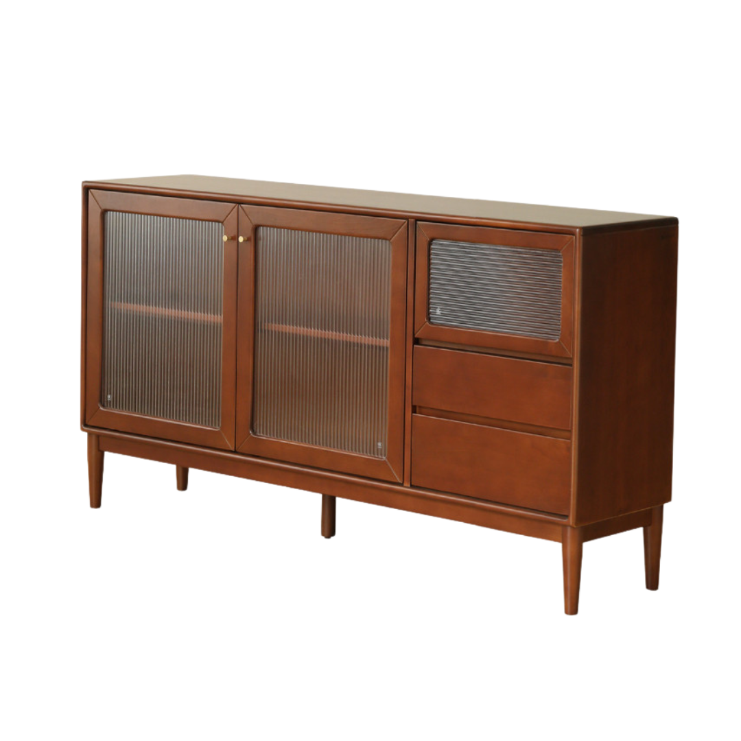 Tulipwood Solid Wood Sideboard Wall Mounted Cabinet