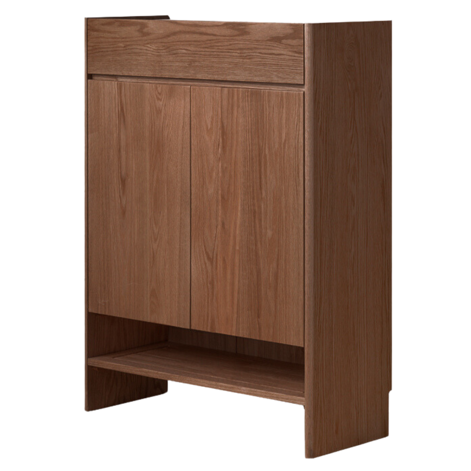 Oak Solid Wood Nordic Rock Slab Shoe Cabinet