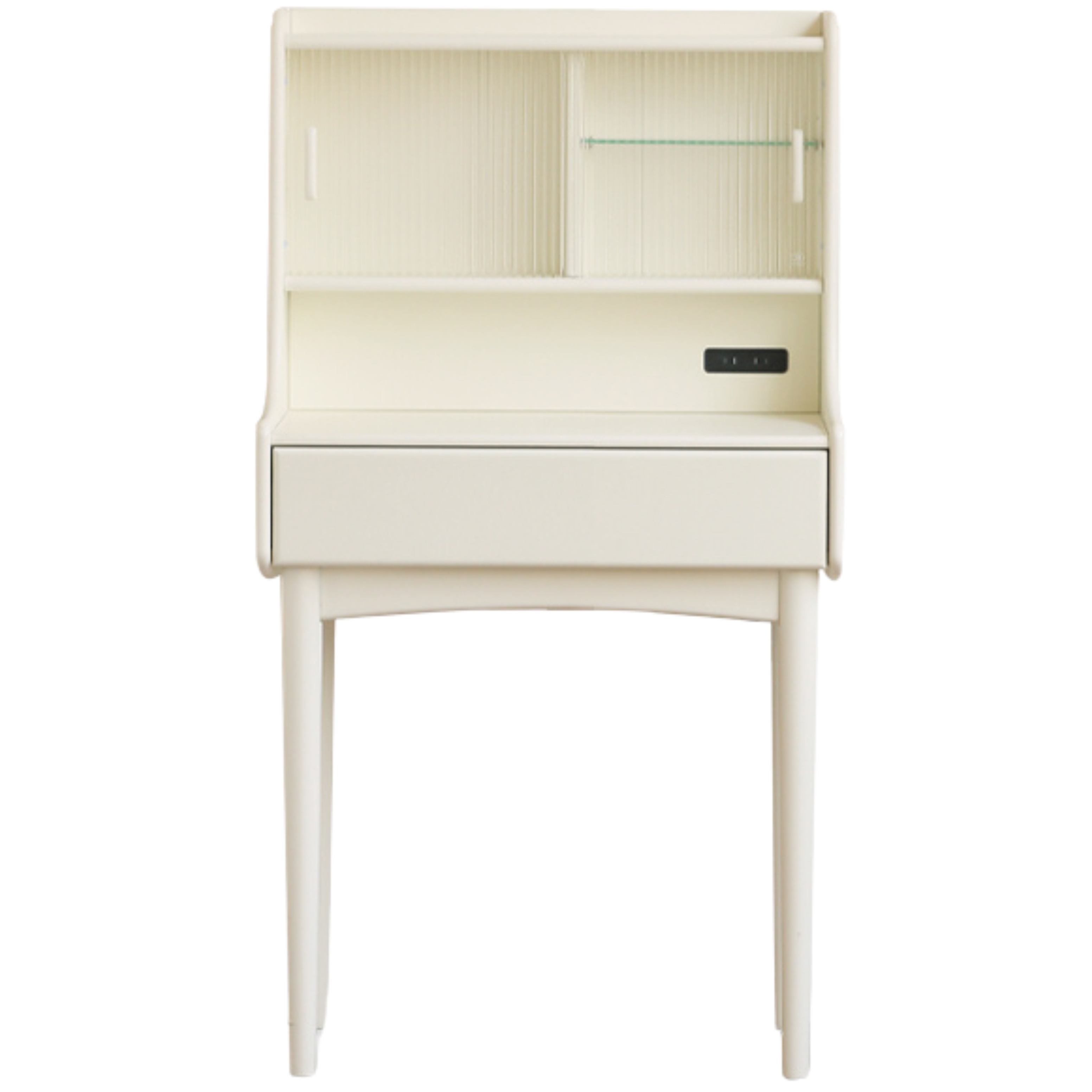 Ash Solid Wood Cream Style Vanity Table.