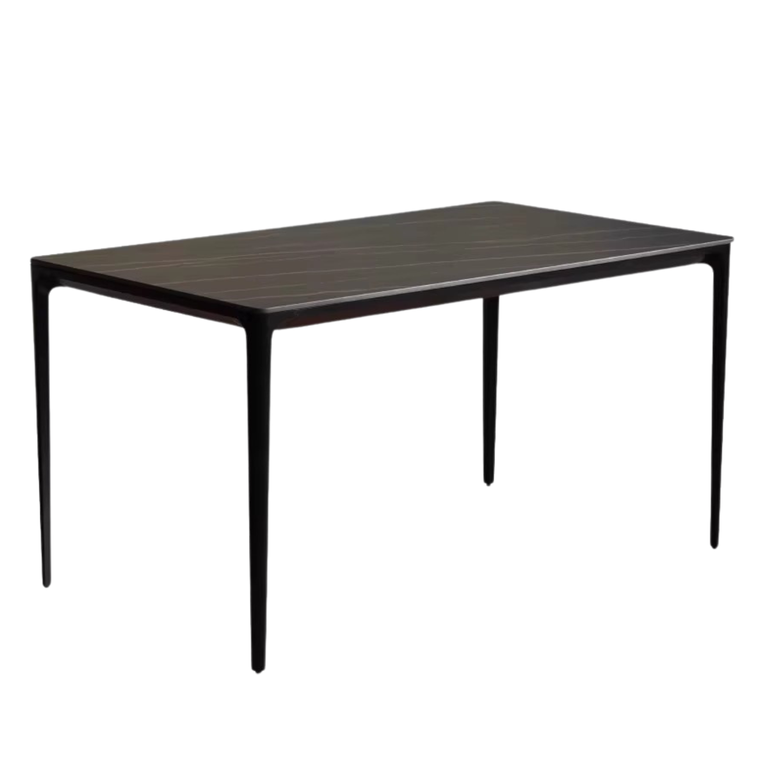 Metal Rock Plate Slate Italian Light Luxury Dining Table