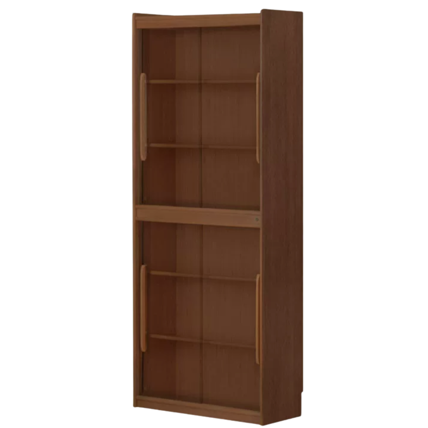 Oak, Ash, Golden Pearwood Solid Wood Modern display Glass Bookcase