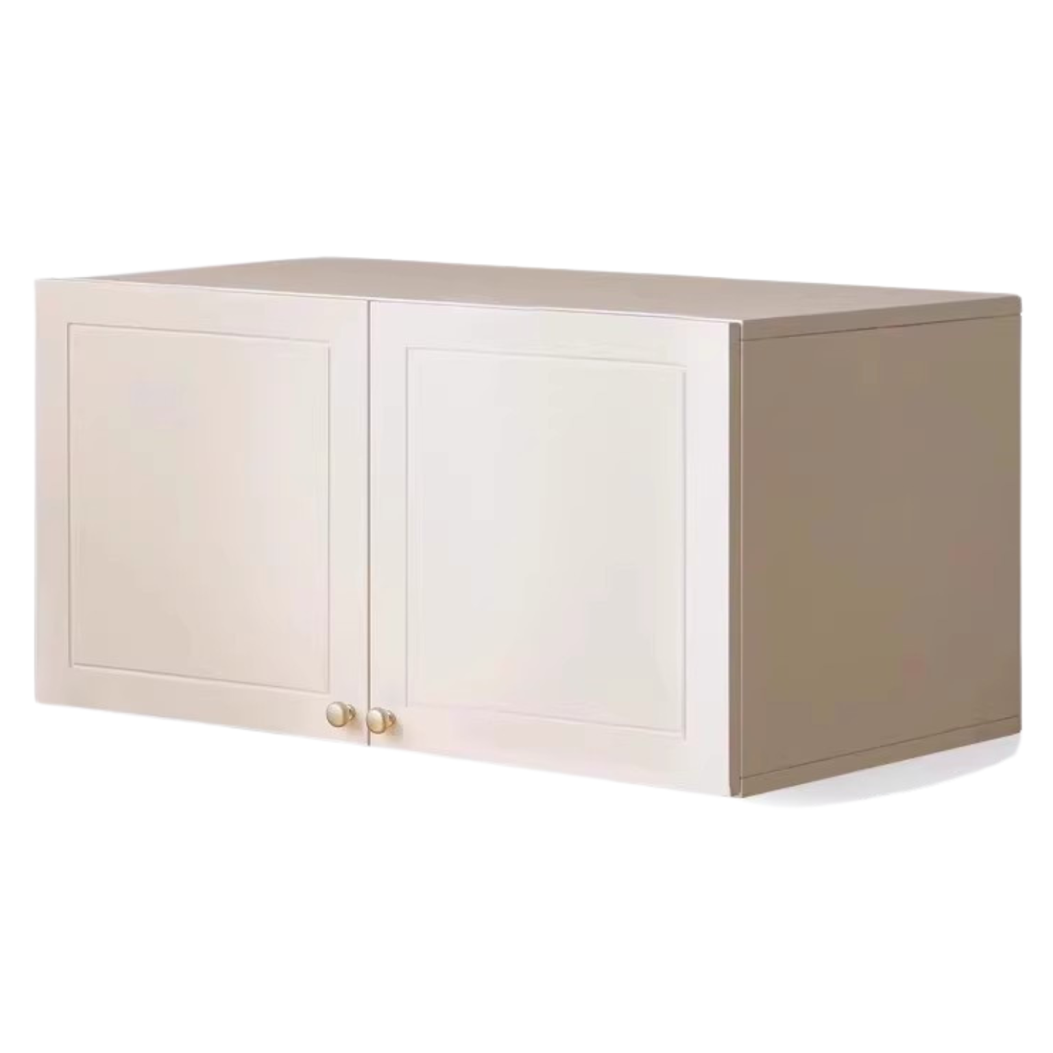 Pine Solid Wood Wardrobe French Cream Style.