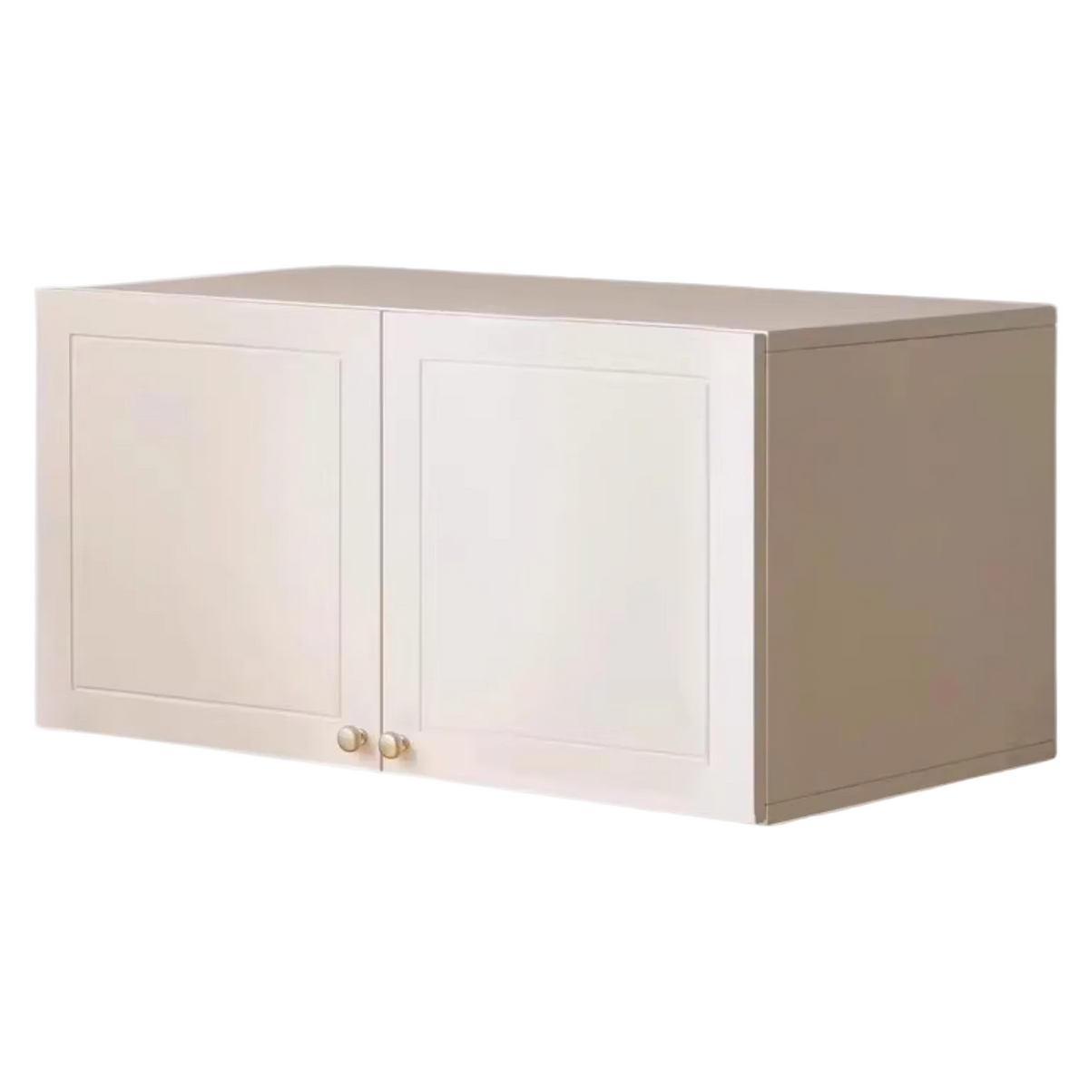 Pine Solid Wood Wardrobe French Cream Style.