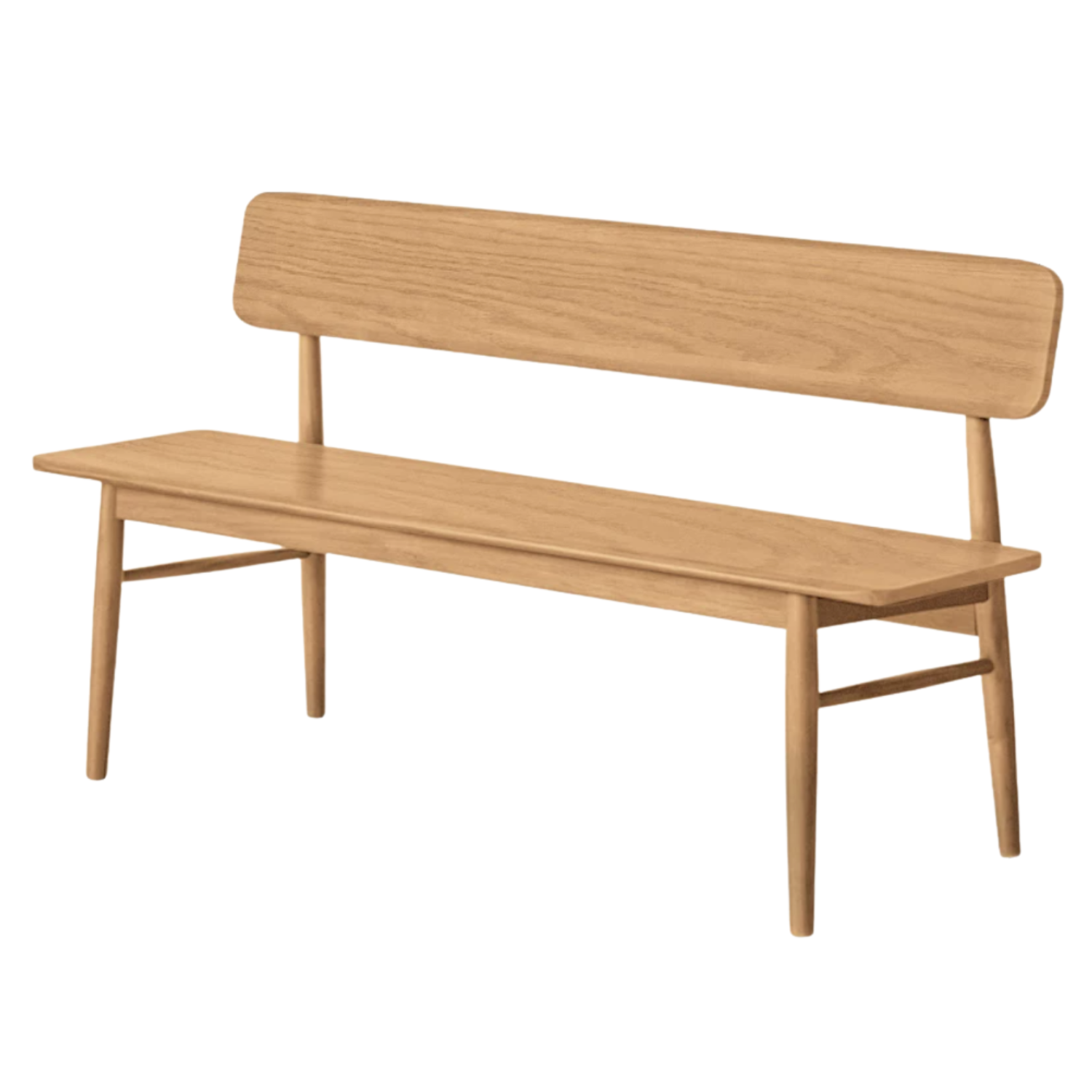 Black Walnut, Oak Solid Wood Long Bench